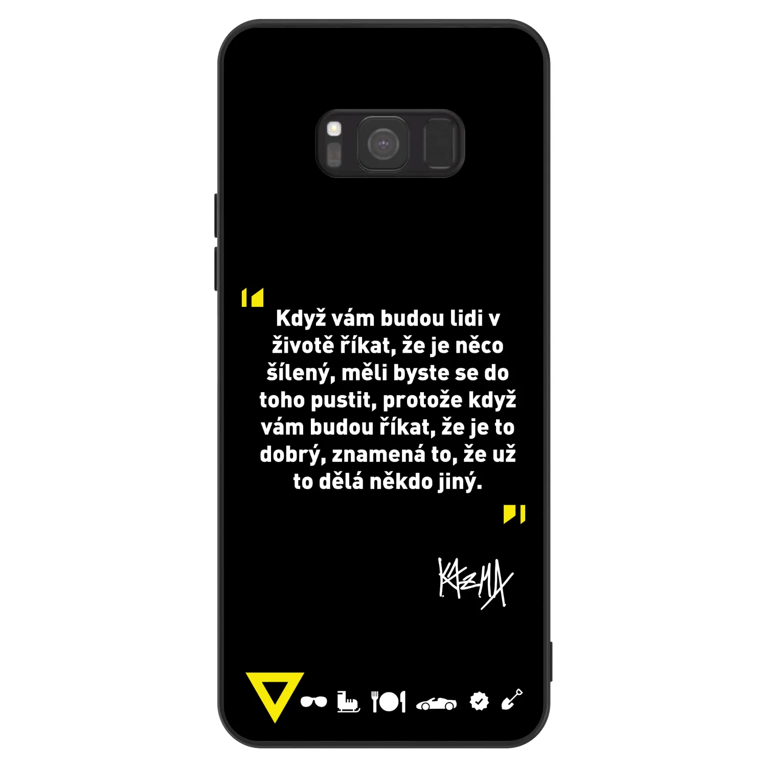 Picasee ULTIMATE CASE pro Samsung Galaxy S8 G950F - Kazma - MĚLI BYSTE SE DO TOHO PUSTIT
