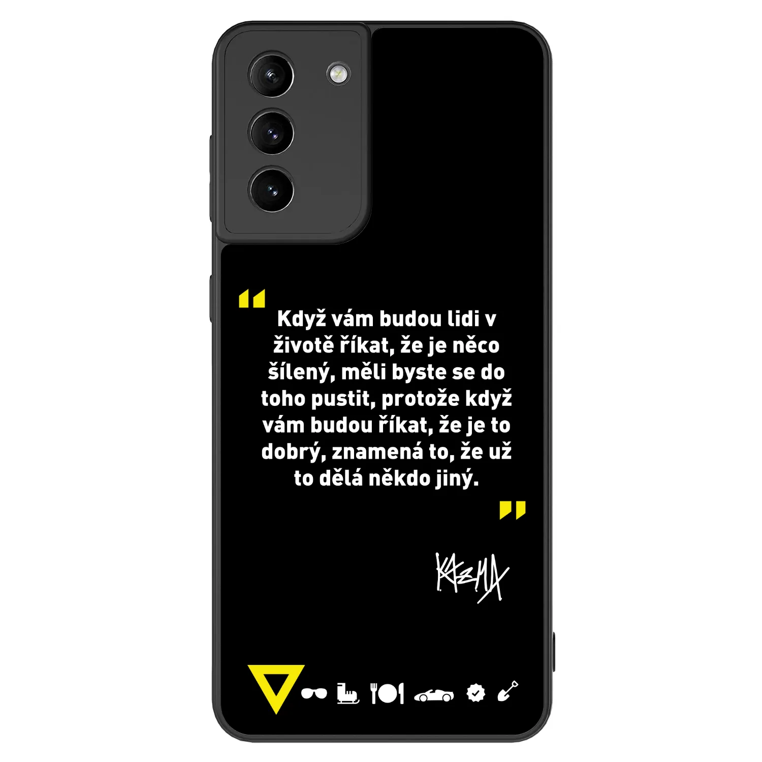 Picasee ULTIMATE CASE pro Samsung Galaxy S21+ 5G G996F - Kazma - MĚLI BYSTE SE DO TOHO PUSTIT