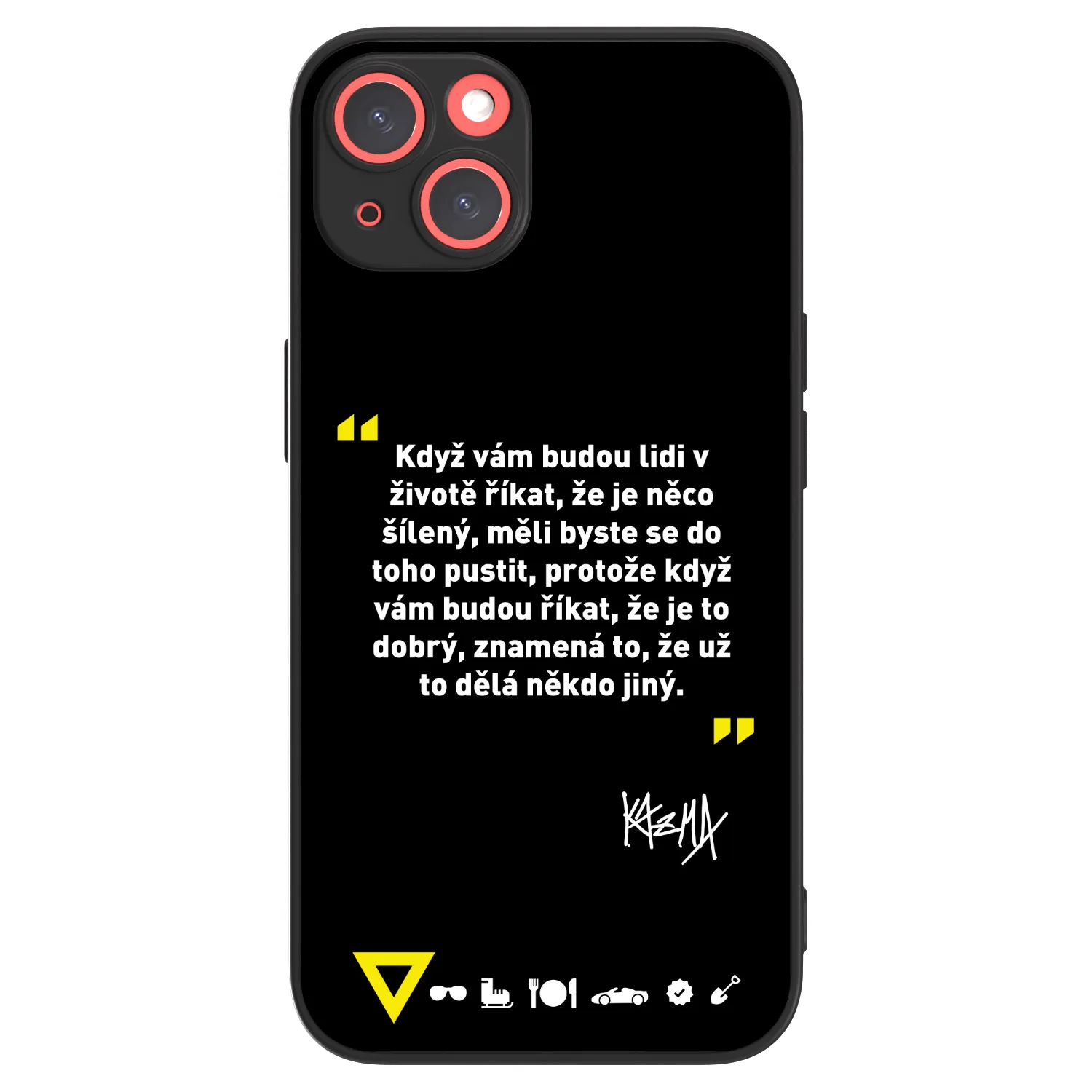 Picasee ULTIMATE CASE pro Apple iPhone 13 - Kazma - MĚLI BYSTE SE DO TOHO PUSTIT