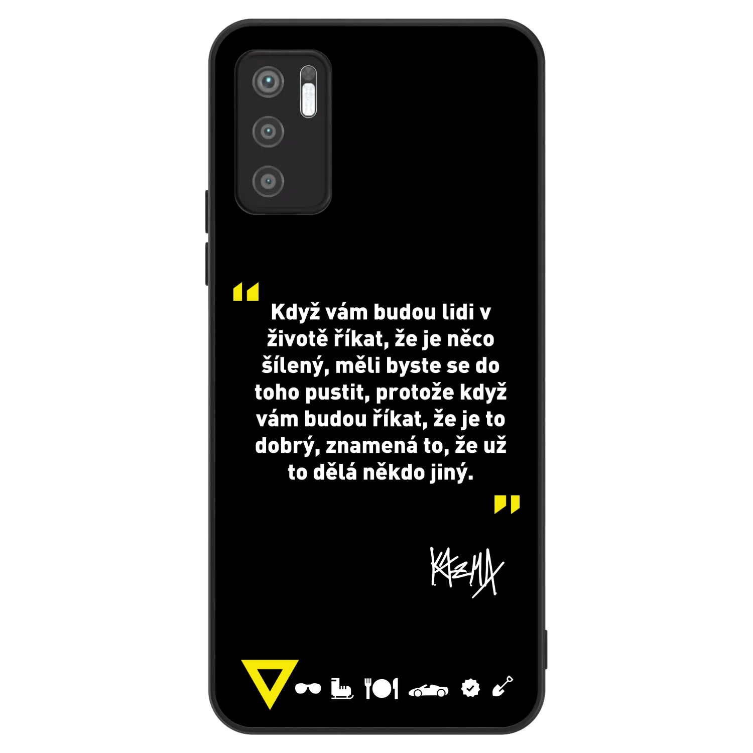 Picasee ULTIMATE CASE pro Xiaomi Redmi Note 10 5G - Kazma - MĚLI BYSTE SE DO TOHO PUSTIT