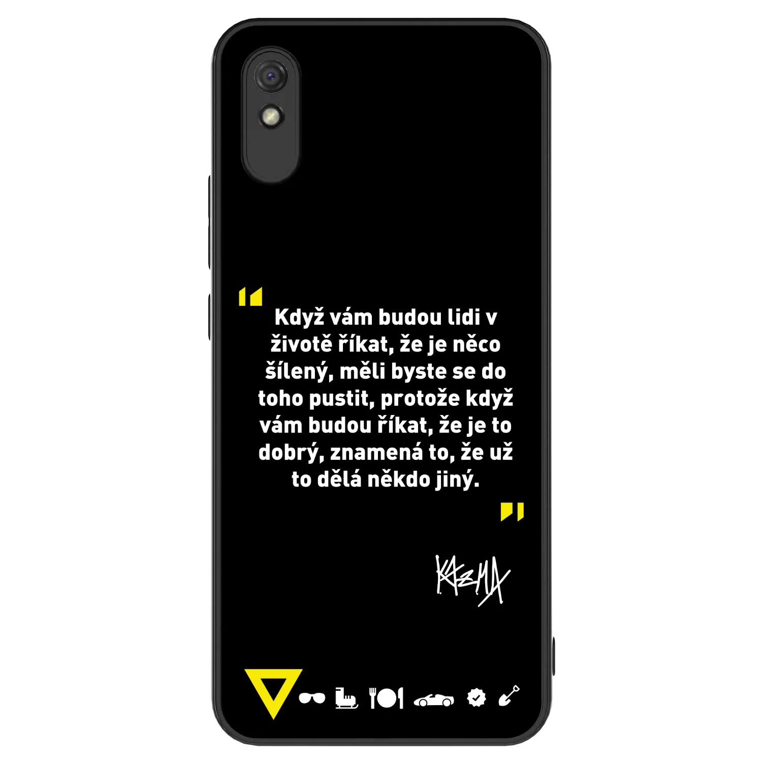 Picasee ULTIMATE CASE pro Xiaomi Redmi 9AT - Kazma - MĚLI BYSTE SE DO TOHO PUSTIT