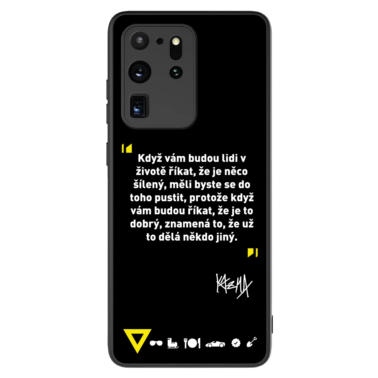 Picasee ULTIMATE CASE pro Samsung Galaxy S20 Ultra 5G G988F - Kazma - MĚLI BYSTE SE DO TOHO PUSTIT