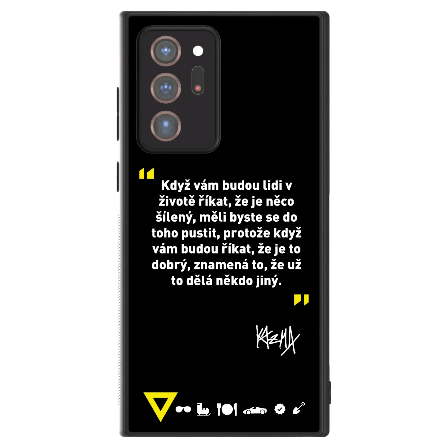 Picasee ULTIMATE CASE pro Samsung Galaxy Note 20 Ultra - Kazma - MĚLI BYSTE SE DO TOHO PUSTIT