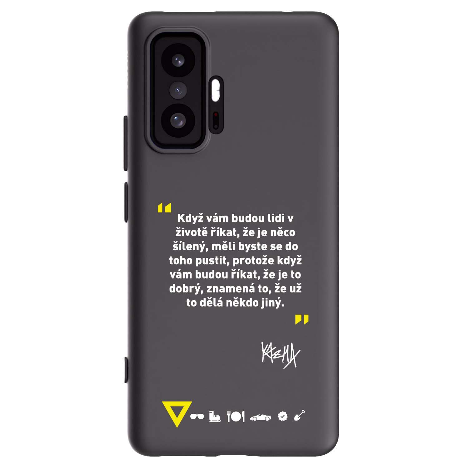 Picasee silikónový čierny obal pre Xiaomi 11T - Kazma - MĚLI BYSTE SE DO TOHO PUSTIT