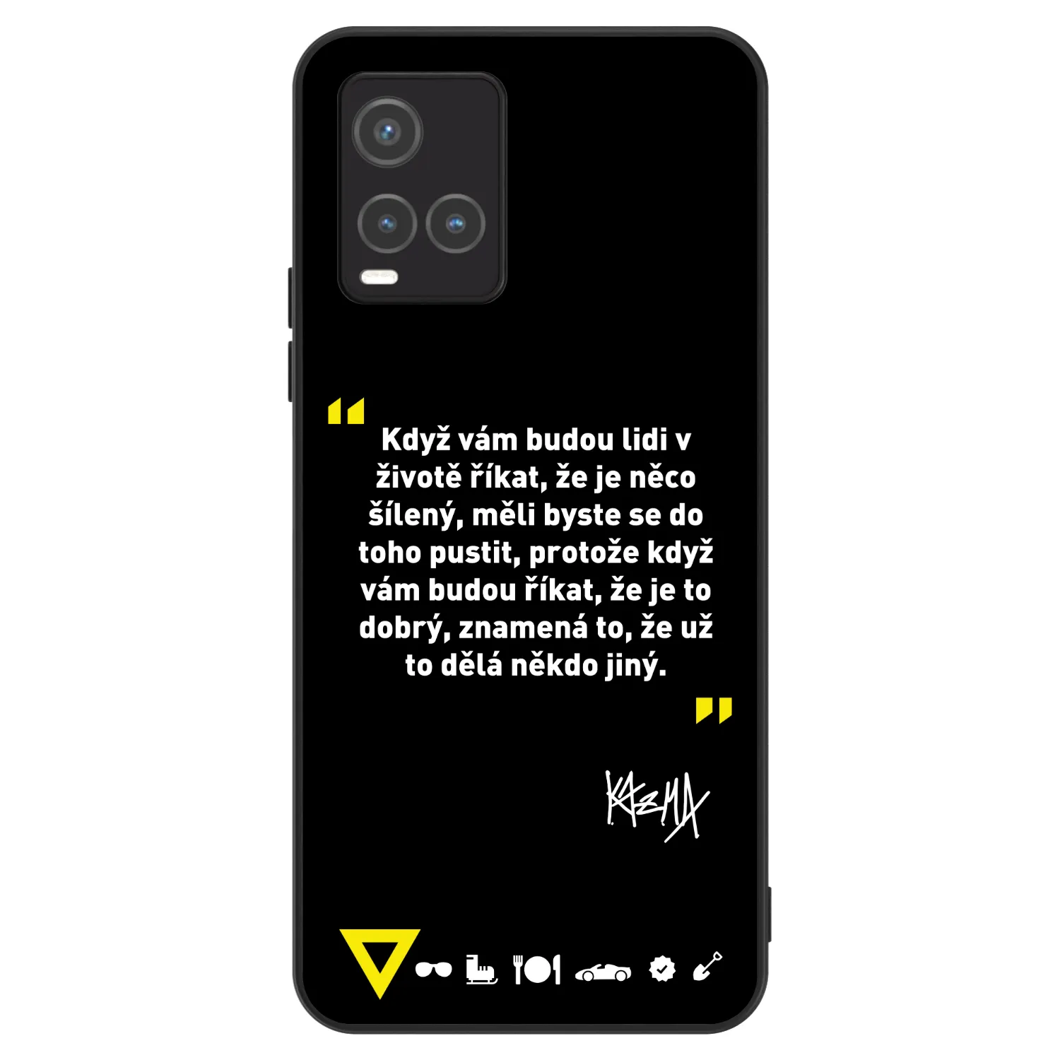Picasee ULTIMATE CASE pro Vivo Y33s - Kazma - MĚLI BYSTE SE DO TOHO PUSTIT