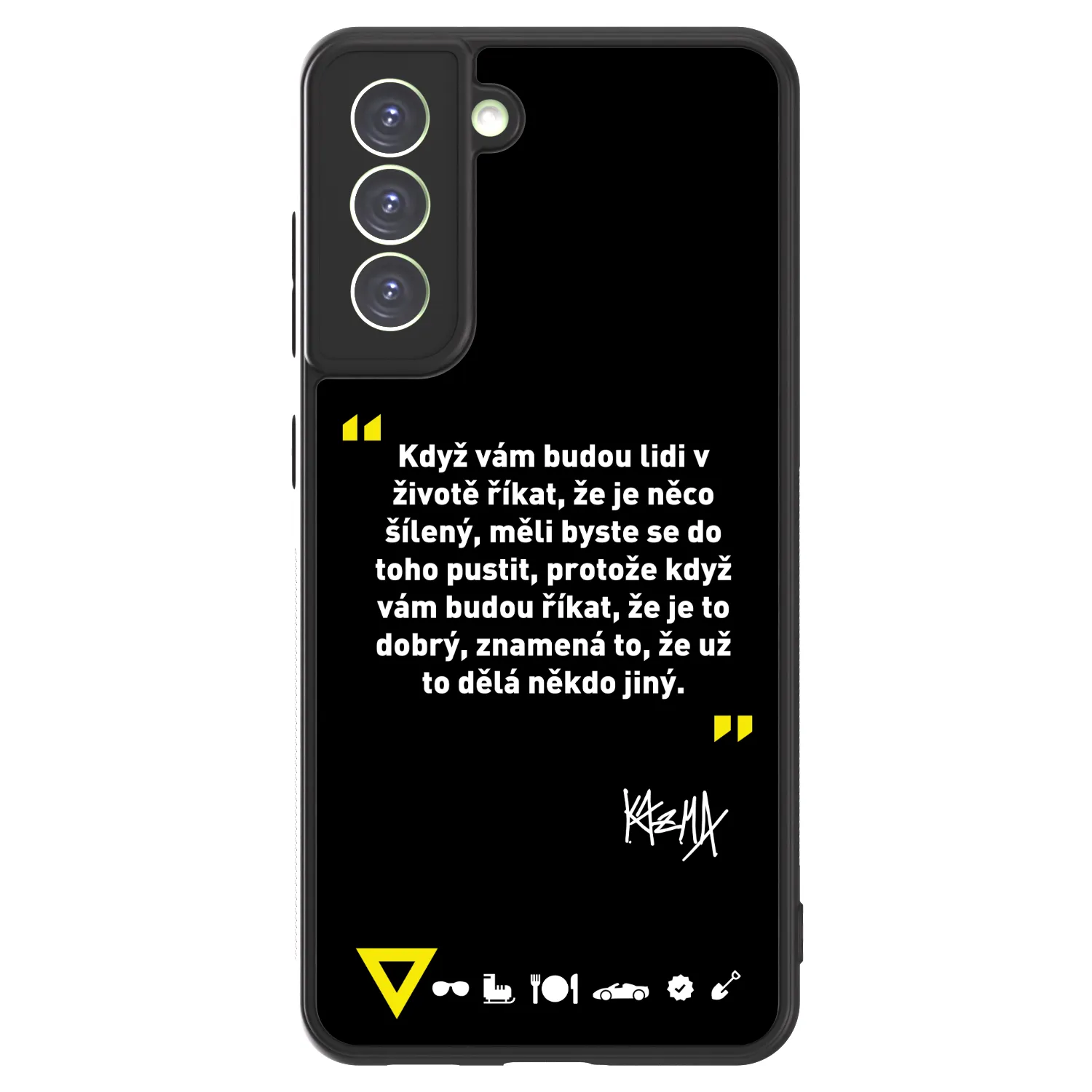 Picasee ULTIMATE CASE pro Samsung Galaxy S21 FE 5G - Kazma - MĚLI BYSTE SE DO TOHO PUSTIT