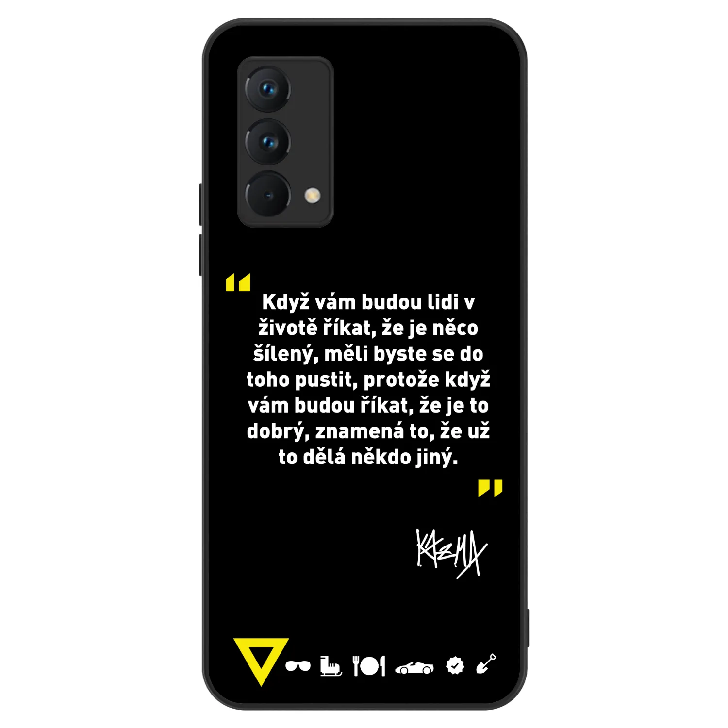 Picasee ULTIMATE CASE pro Realme GT Master Edition 5G - Kazma - MĚLI BYSTE SE DO TOHO PUSTIT