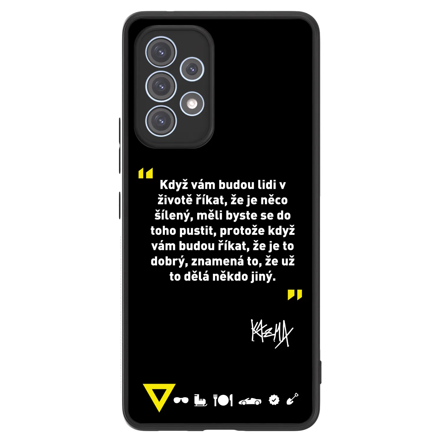Picasee ULTIMATE CASE pro Samsung Galaxy A53 5G A536 - Kazma - MĚLI BYSTE SE DO TOHO PUSTIT