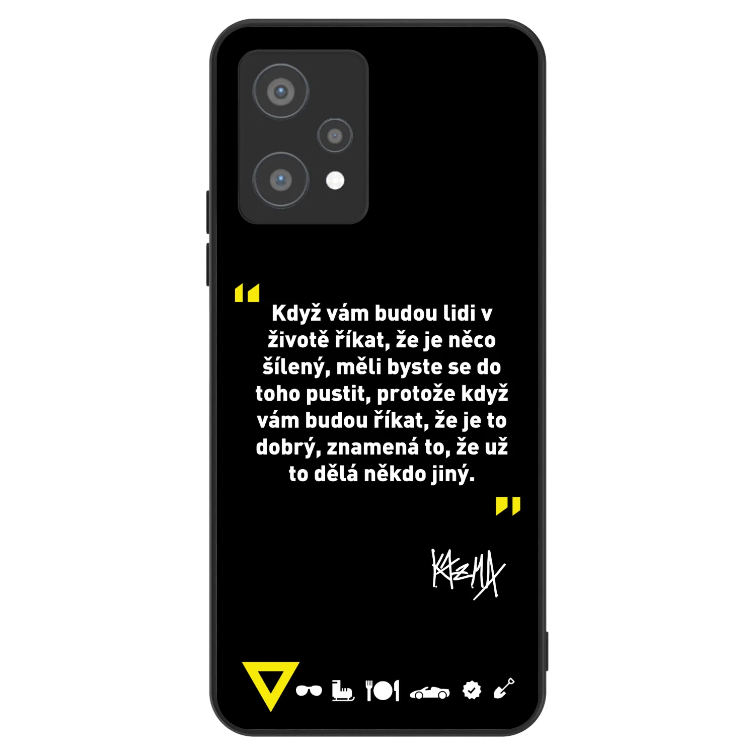 Picasee ULTIMATE CASE pro Realme 9 Pro 5G - Kazma - MĚLI BYSTE SE DO TOHO PUSTIT