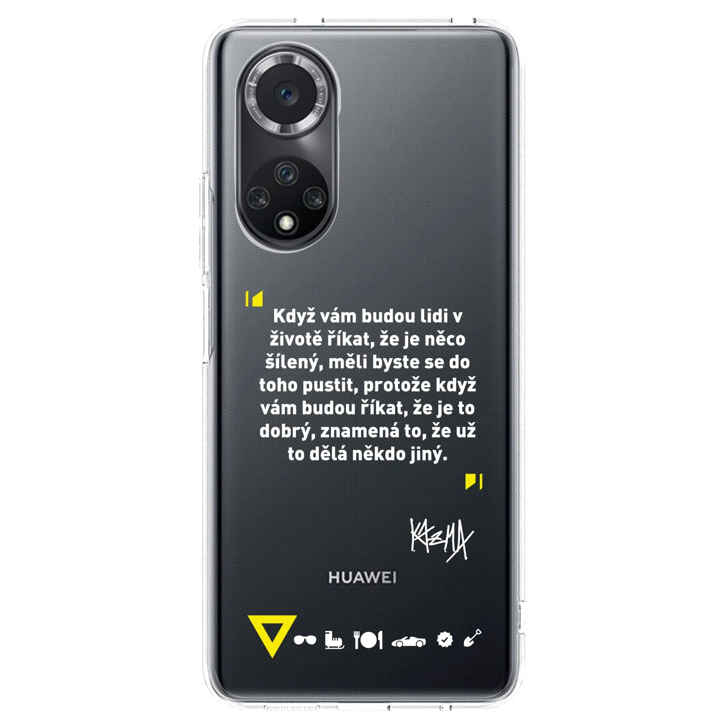 Silikónový prehľadný obal pre Huawei Nova 9 SE - Kazma - MĚLI BYSTE SE DO TOHO PUSTIT