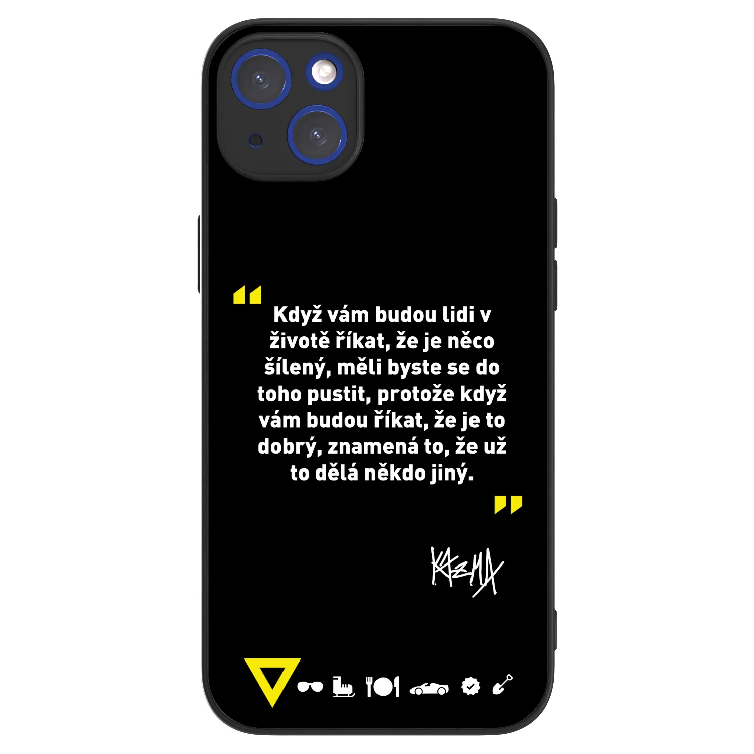 Picasee ULTIMATE CASE pro Apple iPhone 14 Plus - Kazma - MĚLI BYSTE SE DO TOHO PUSTIT