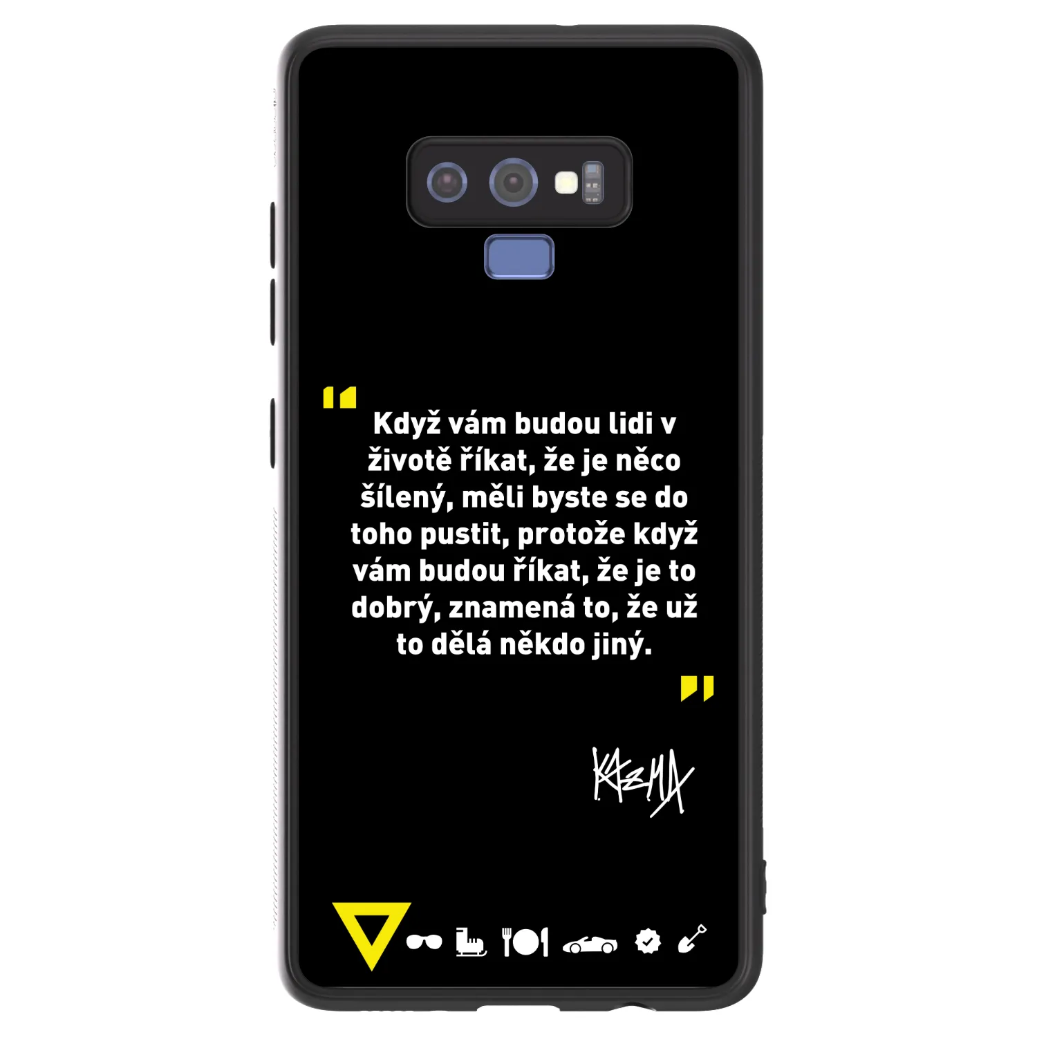 Picasee ULTIMATE CASE pro Samsung Galaxy Note 9 N960F - Kazma - MĚLI BYSTE SE DO TOHO PUSTIT