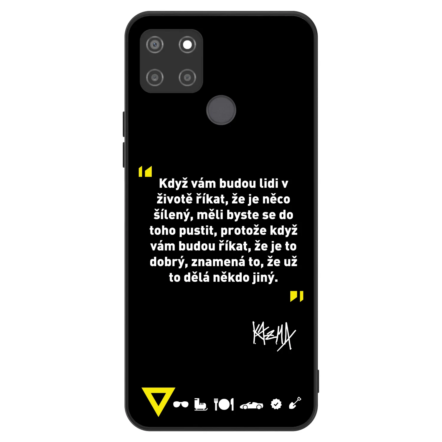 Picasee ULTIMATE CASE pro Realme C21Y - Kazma - MĚLI BYSTE SE DO TOHO PUSTIT