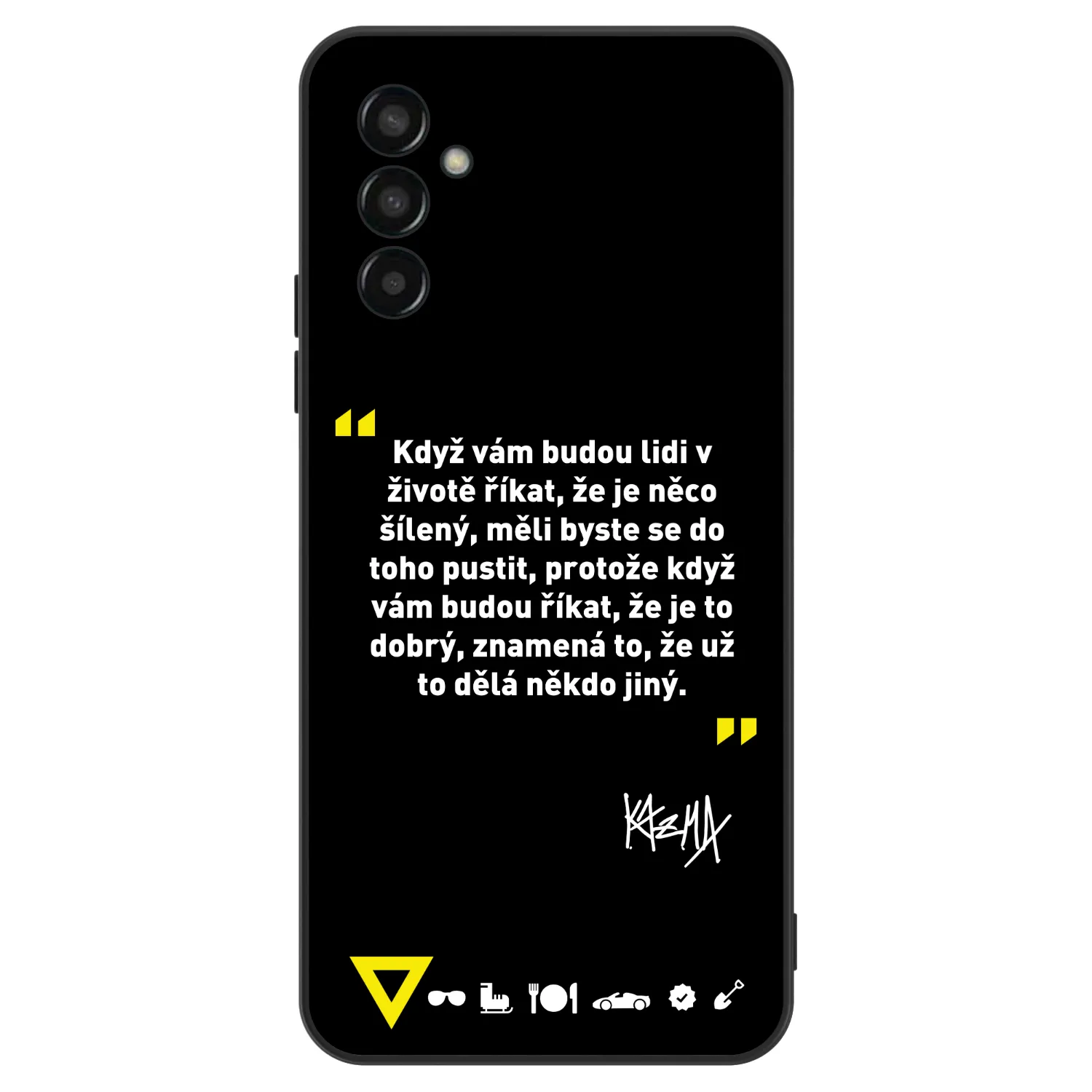Picasee ULTIMATE CASE pro Samsung Galaxy M13 M135F - Kazma - MĚLI BYSTE SE DO TOHO PUSTIT