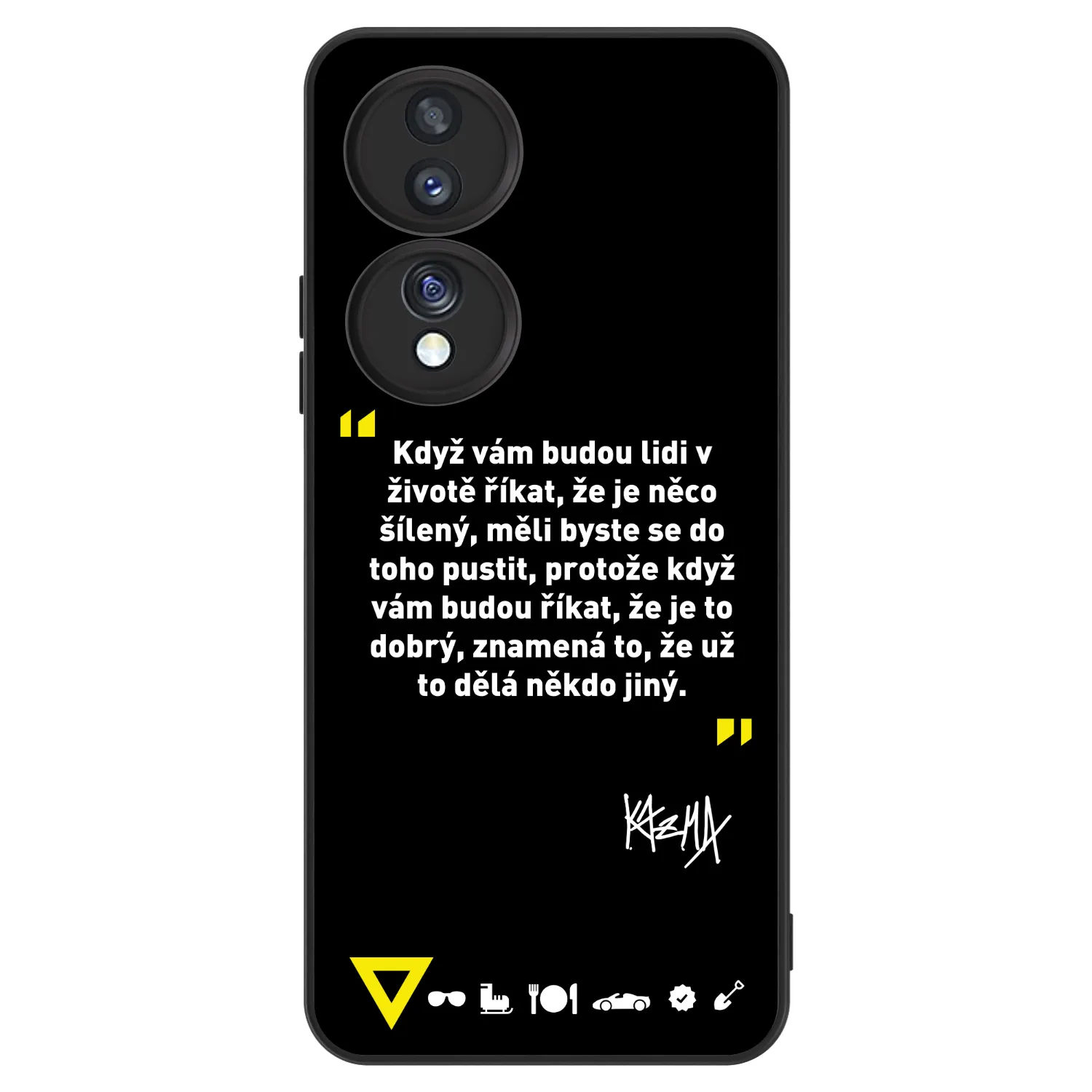 Picasee ULTIMATE CASE pro Honor 70 - Kazma - MĚLI BYSTE SE DO TOHO PUSTIT