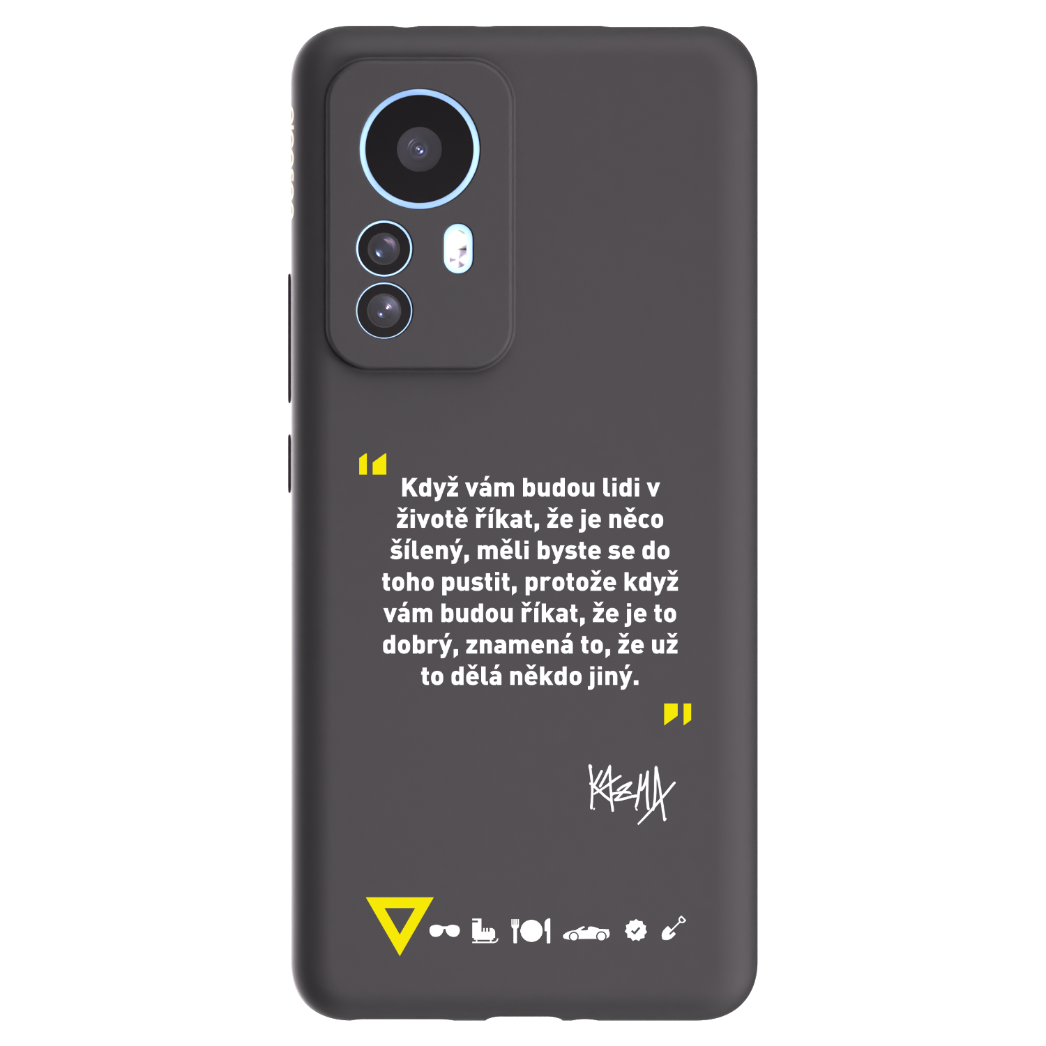 Picasee silikónový čierny obal pre Xiaomi 12T - Kazma - MĚLI BYSTE SE DO TOHO PUSTIT