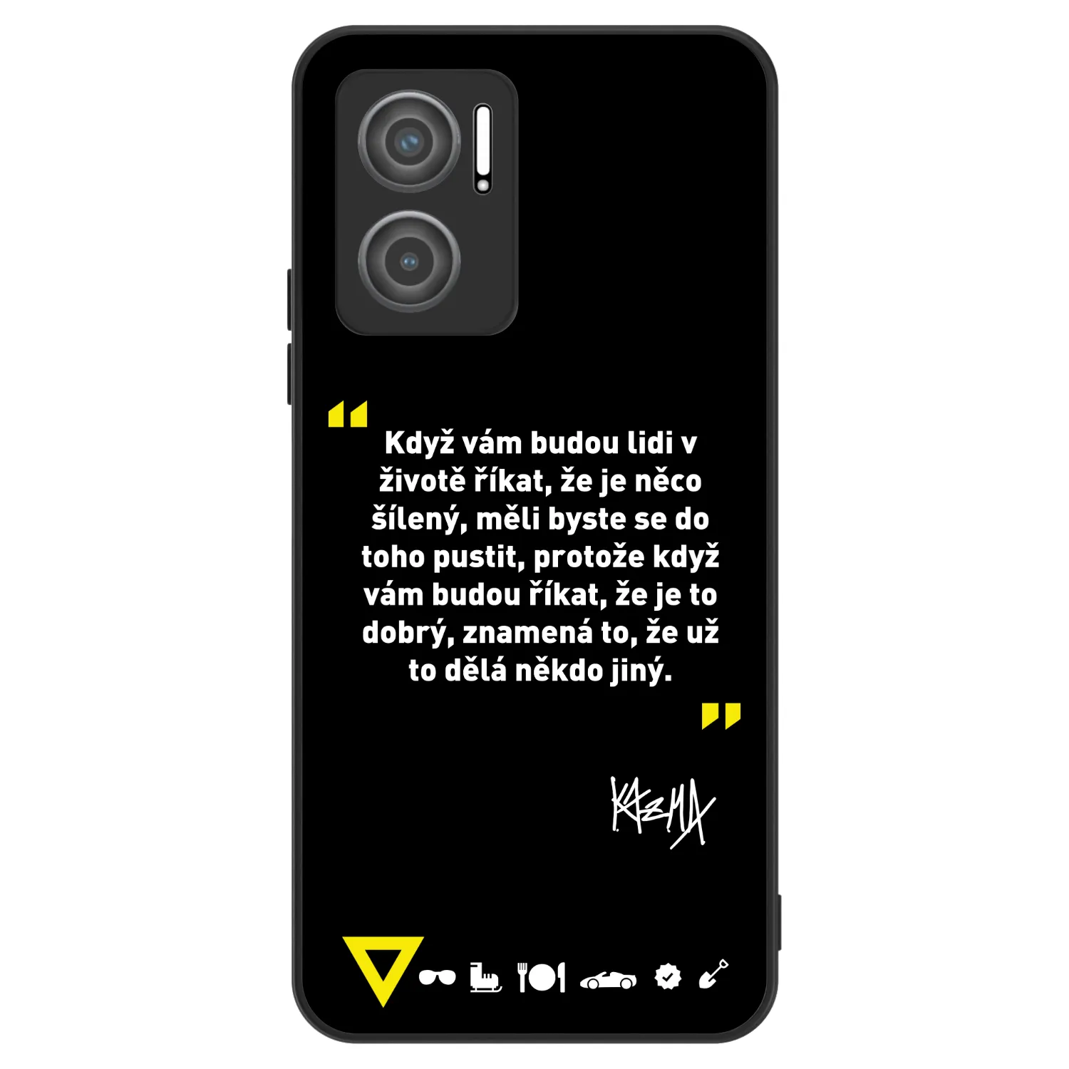 Picasee ULTIMATE CASE pro Xiaomi Redmi 10 5G - Kazma - MĚLI BYSTE SE DO TOHO PUSTIT