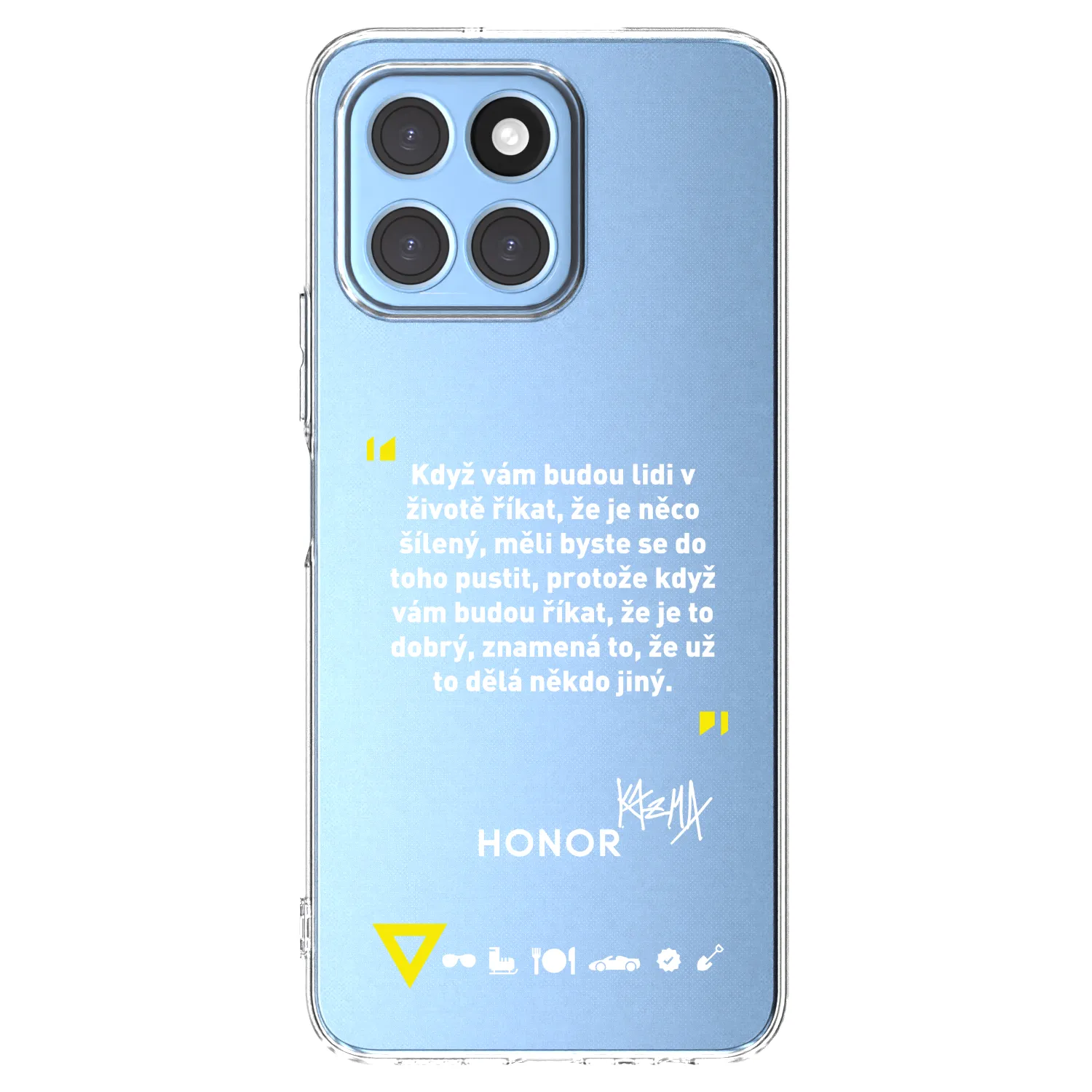 Picasee silikónový prehľadný obal pre Honor X6 - Kazma - MĚLI BYSTE SE DO TOHO PUSTIT