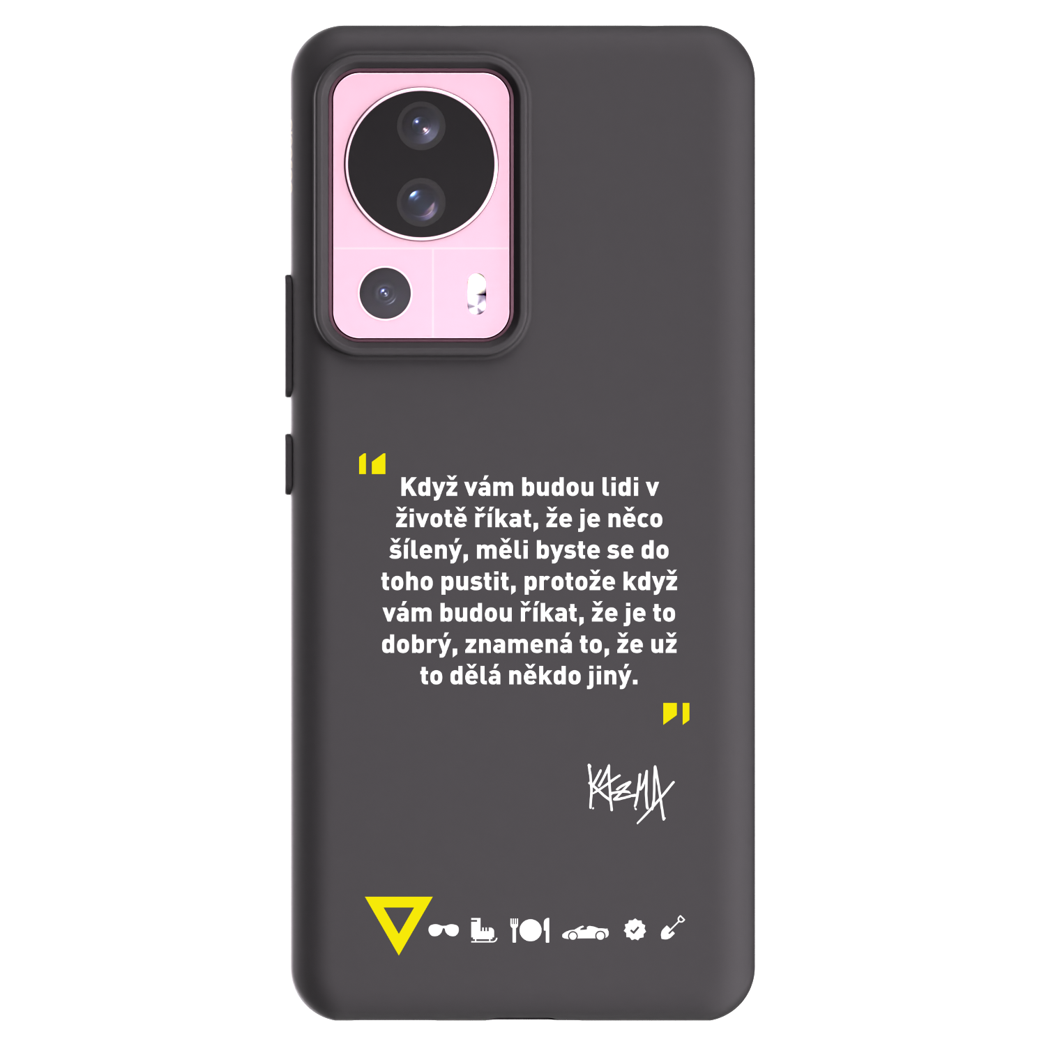 Picasee silikónový čierny obal pre Xiaomi 13 Lite - Kazma - MĚLI BYSTE SE DO TOHO PUSTIT