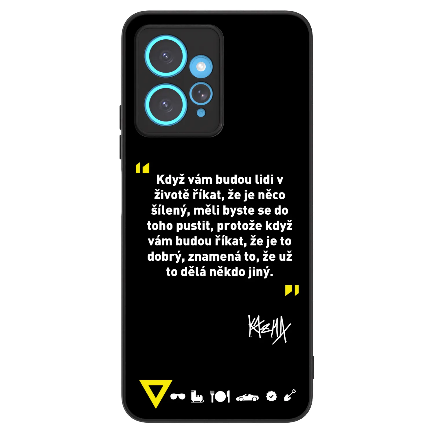 Picasee ULTIMATE CASE pro Xiaomi Redmi Note 12 4G - Kazma - MĚLI BYSTE SE DO TOHO PUSTIT