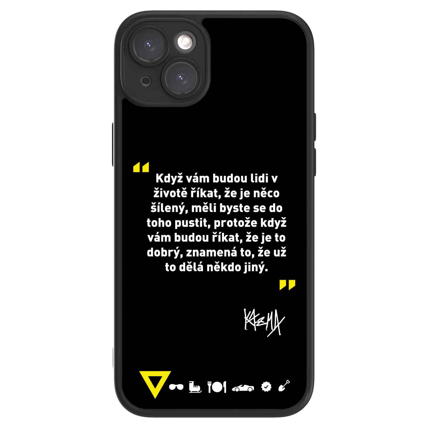 ULTIMATE CASE pro Apple iPhone 15 Plus - Kazma - MĚLI BYSTE SE DO TOHO PUSTIT