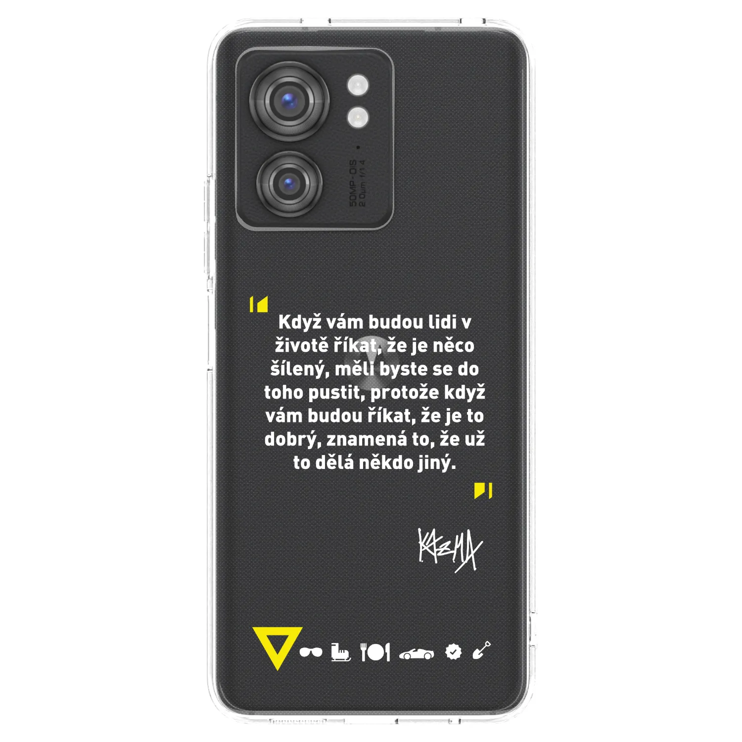 Picasee silikónový prehľadný obal pre Motorola Edge 40 - Kazma - MĚLI BYSTE SE DO TOHO PUSTIT