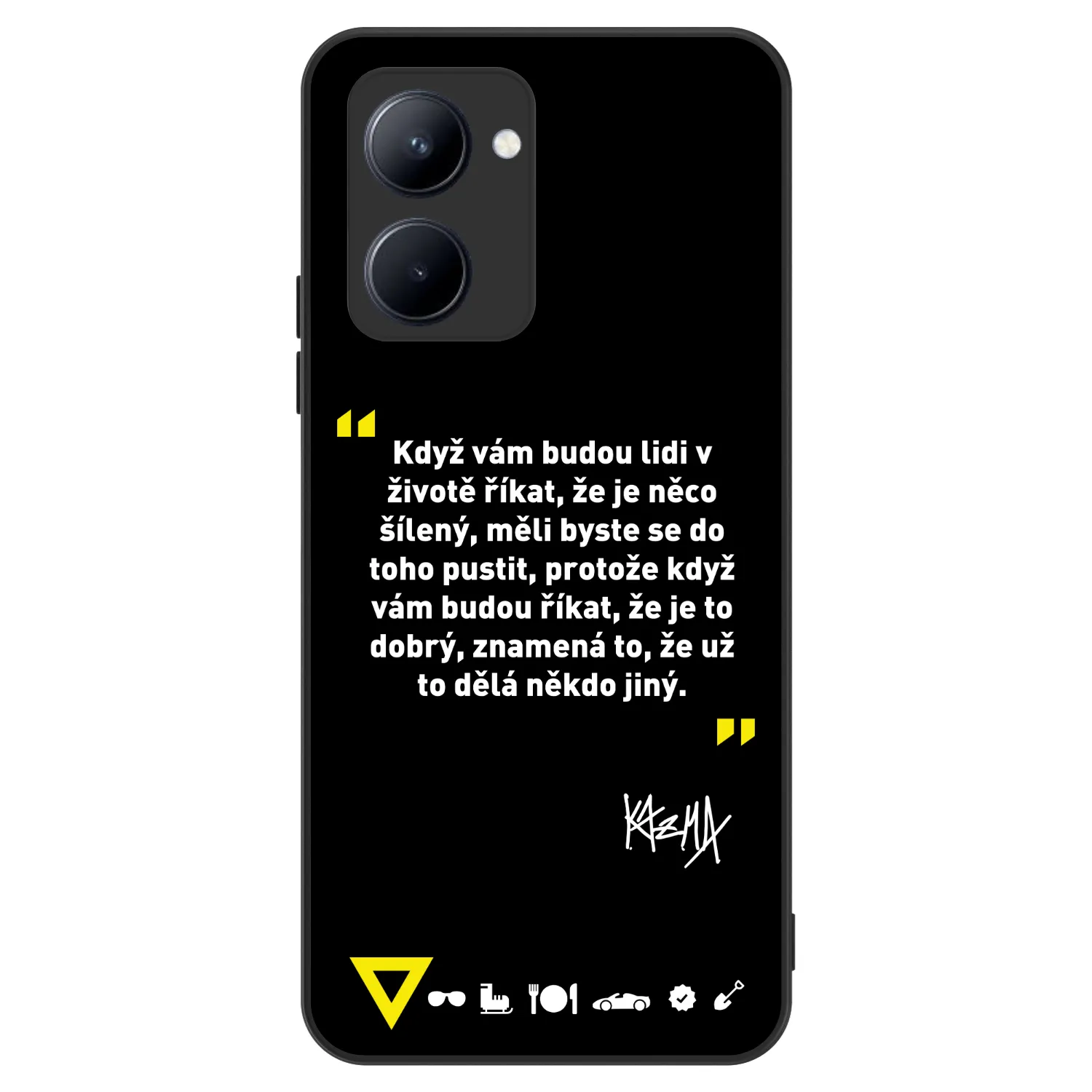 Picasee ULTIMATE CASE pro Realme C33 (2023) - Kazma - MĚLI BYSTE SE DO TOHO PUSTIT