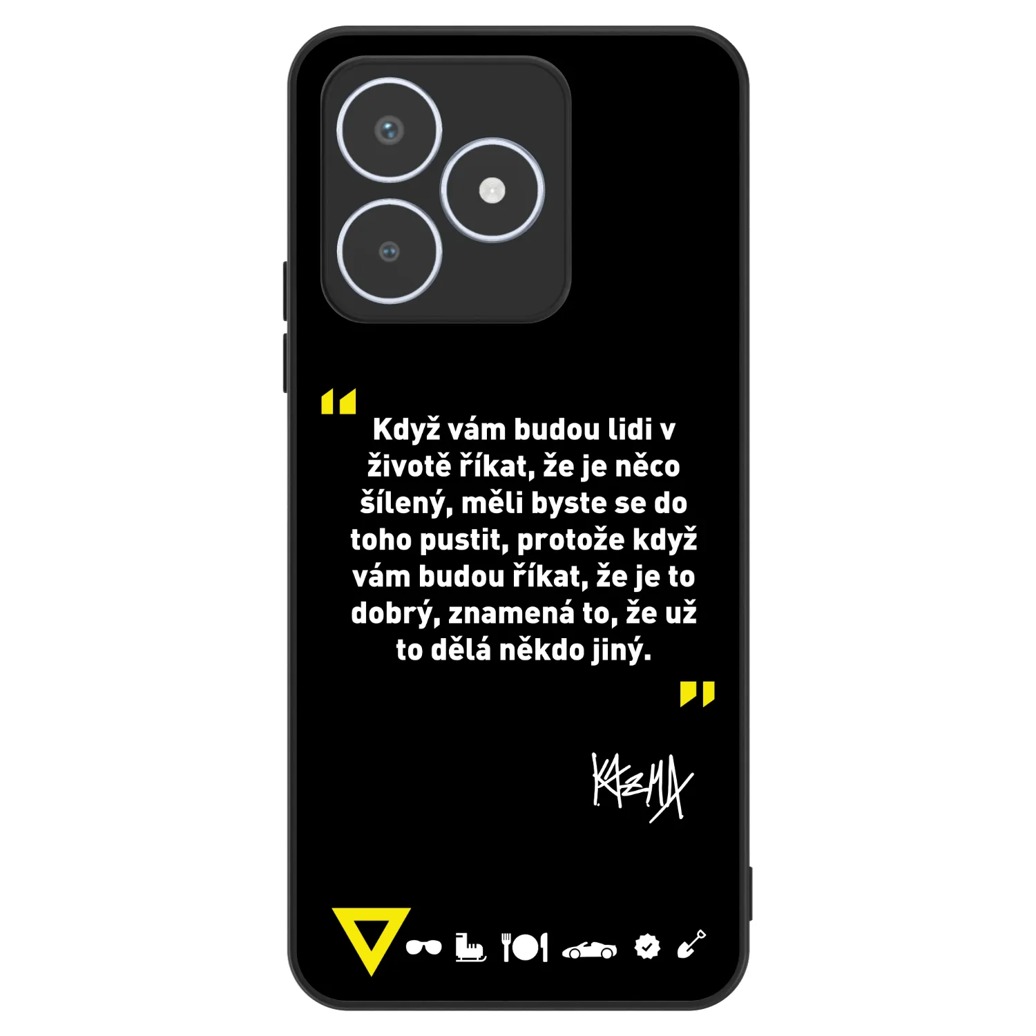 Picasee ULTIMATE CASE pro Realme C53 - Kazma - MĚLI BYSTE SE DO TOHO PUSTIT