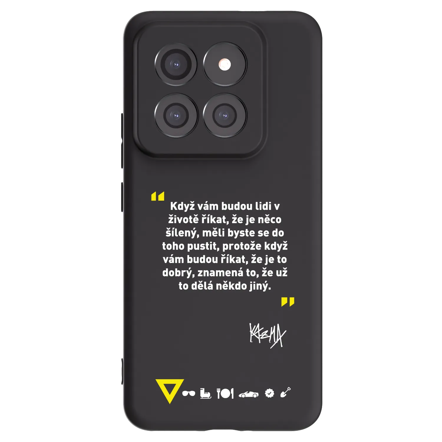 Picasee silikónový čierny obal pre Xiaomi 14 Pro - Kazma - MĚLI BYSTE SE DO TOHO PUSTIT