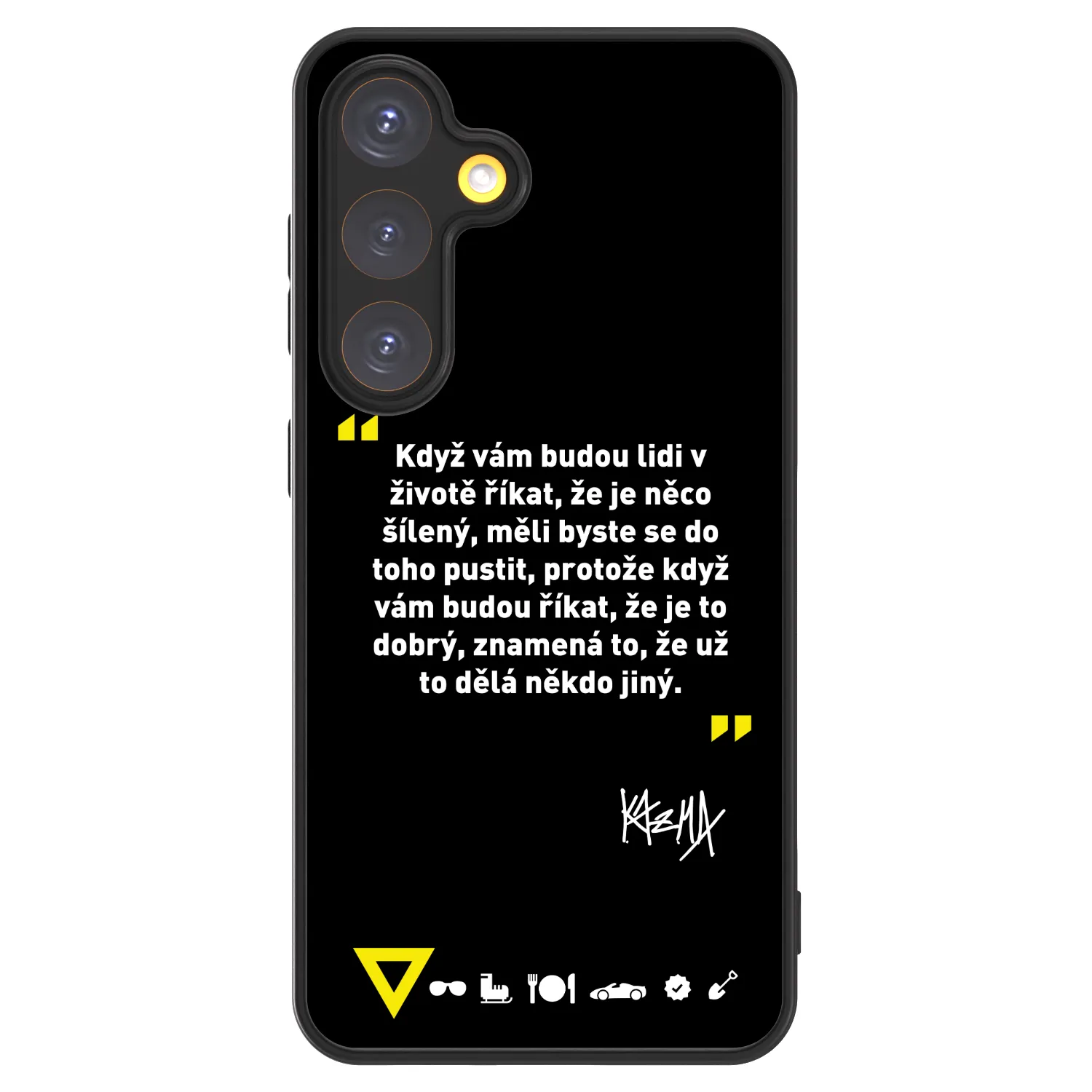 Picasee ULTIMATE CASE pro Samsung Galaxy S24 S921B 5G - Kazma - MĚLI BYSTE SE DO TOHO PUSTIT