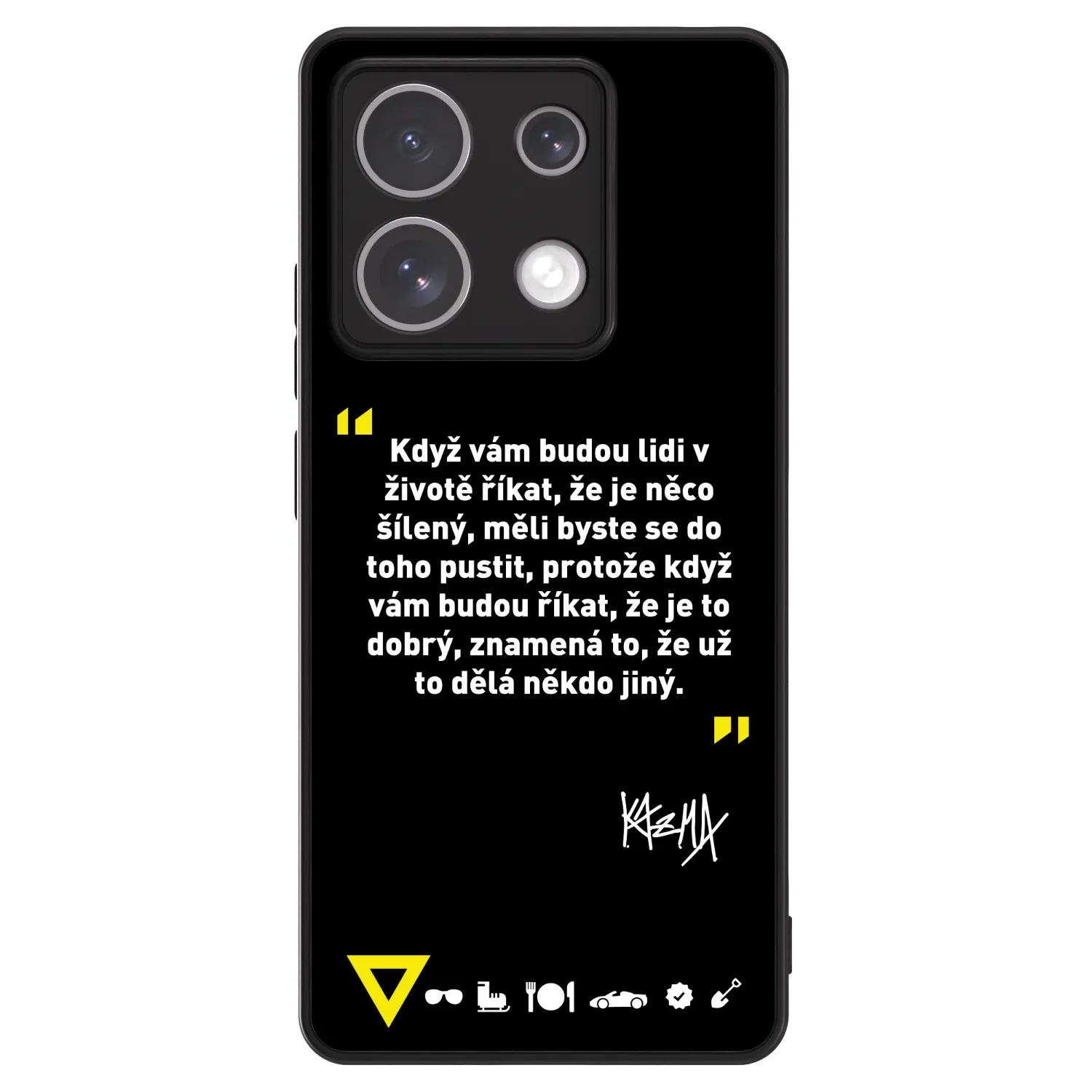 Picasee ULTIMATE CASE pro Xiaomi Redmi Note 13 Pro 5G - Kazma - MĚLI BYSTE SE DO TOHO PUSTIT