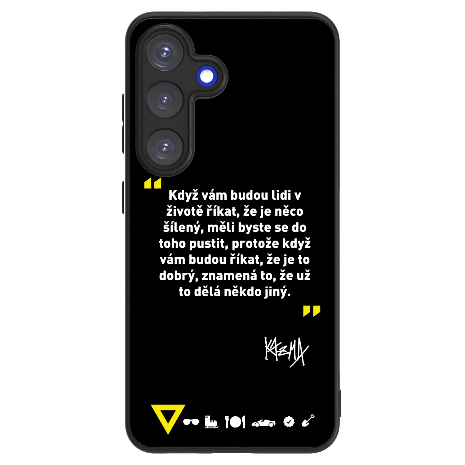 Picasee ULTIMATE CASE pro Samsung Galaxy A25 A256B 5G - Kazma - MĚLI BYSTE SE DO TOHO PUSTIT