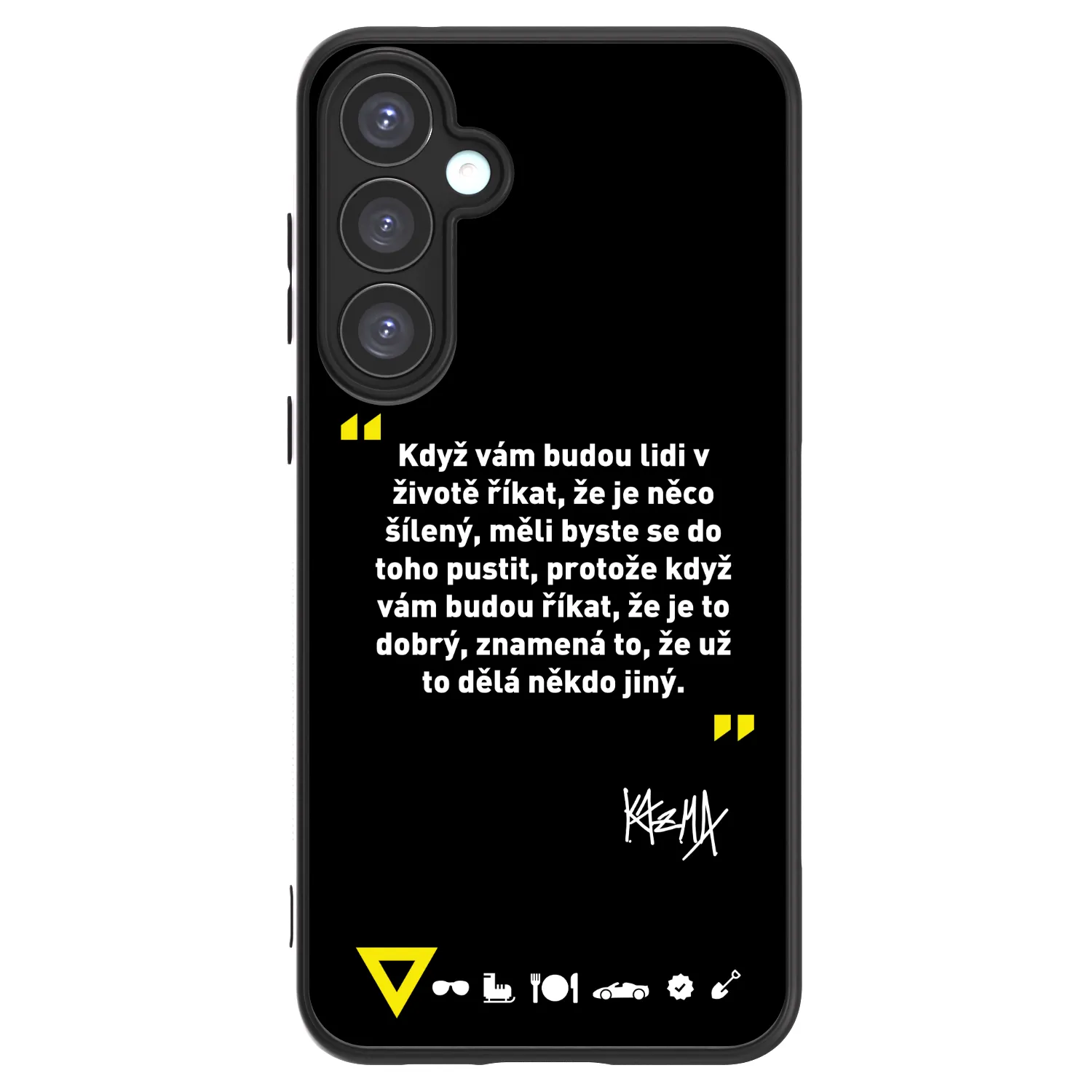Picasee ULTIMATE CASE pro Samsung Galaxy A55 5G A556B - Kazma - MĚLI BYSTE SE DO TOHO PUSTIT