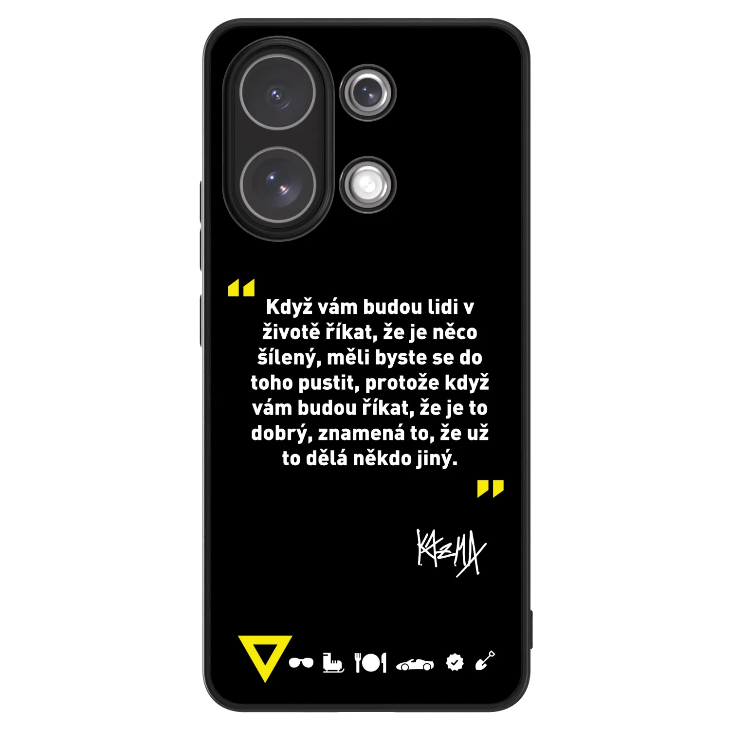 Picasee ULTIMATE CASE pro Xiaomi Redmi Note 13 4G - Kazma - MĚLI BYSTE SE DO TOHO PUSTIT
