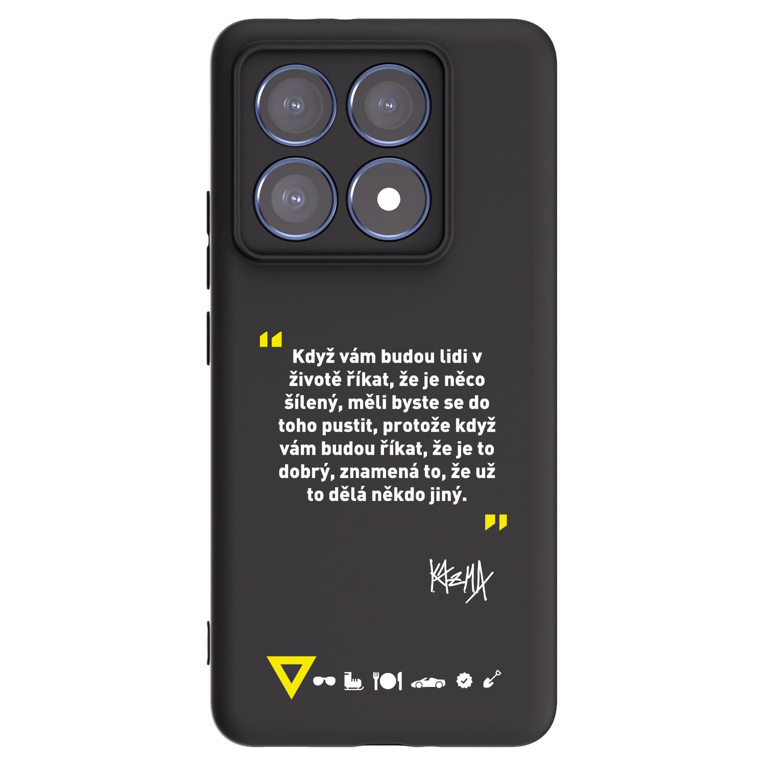 Picasee silikónový čierny obal pre Xiaomi 14T Pro - Kazma - MĚLI BYSTE SE DO TOHO PUSTIT