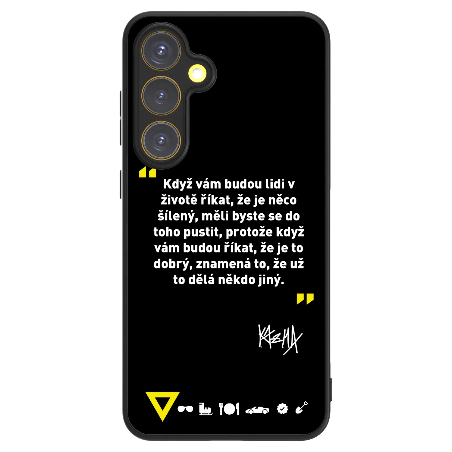 Picasee ULTIMATE CASE PowerShare pro Samsung Galaxy S24 FE S721B - Kazma - MĚLI BYSTE SE DO TOHO PUSTIT