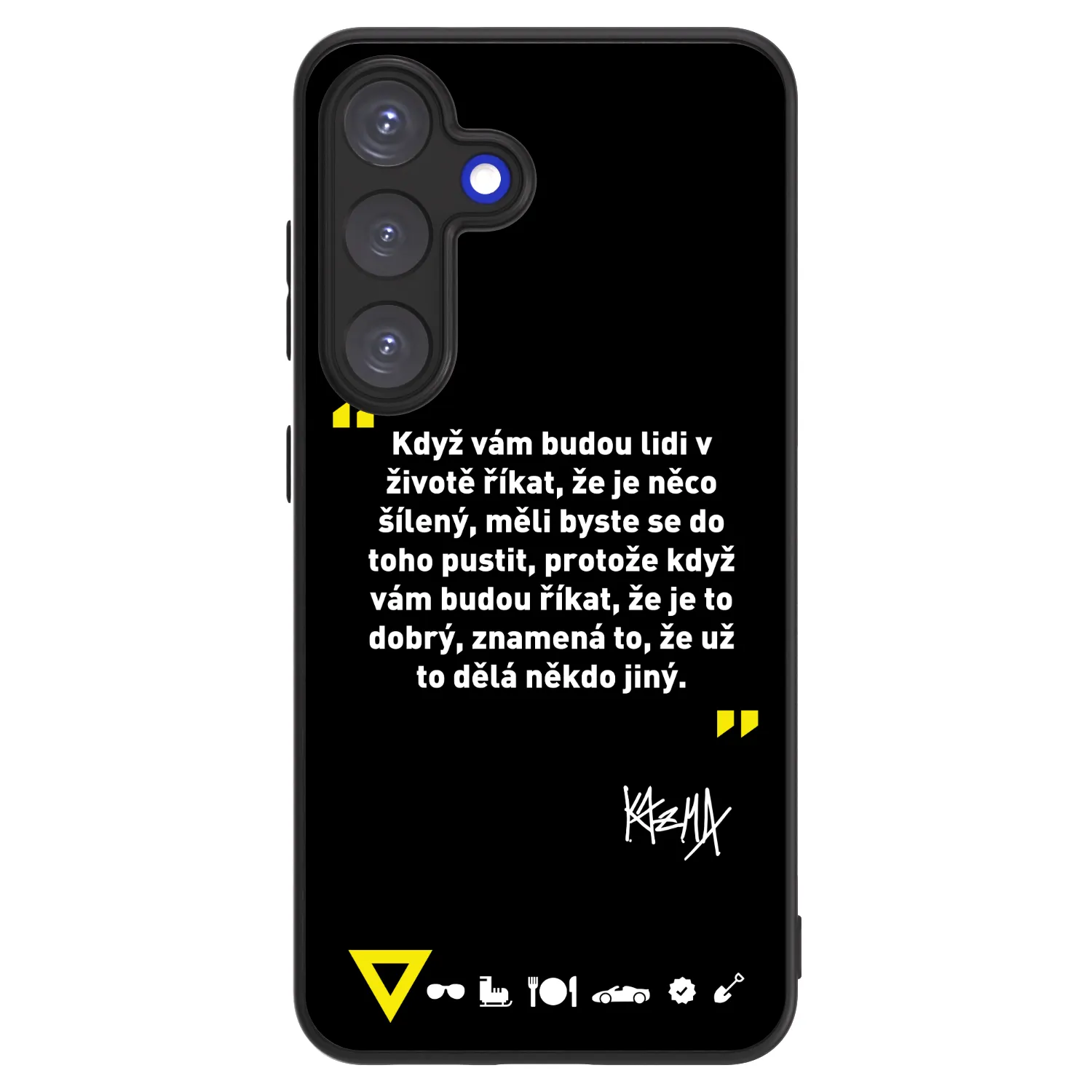 Picasee ULTIMATE CASE PowerShare pro Samsung Galaxy S25 5G - Kazma - MĚLI BYSTE SE DO TOHO PUSTIT
