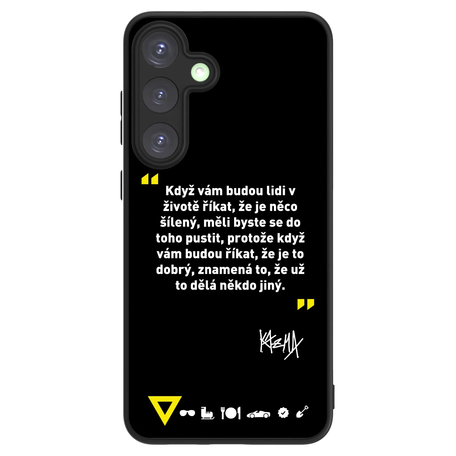 Picasee ULTIMATE CASE pro Samsung Galaxy S25+ 5G - Kazma - MĚLI BYSTE SE DO TOHO PUSTIT