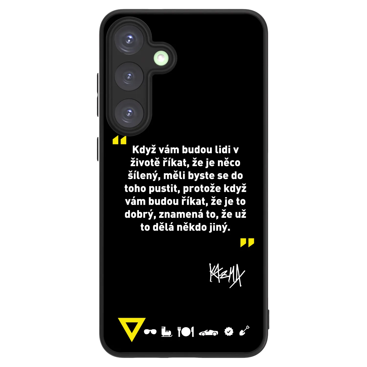 Picasee ULTIMATE CASE PowerShare pro Samsung Galaxy S25+ 5G - Kazma - MĚLI BYSTE SE DO TOHO PUSTIT