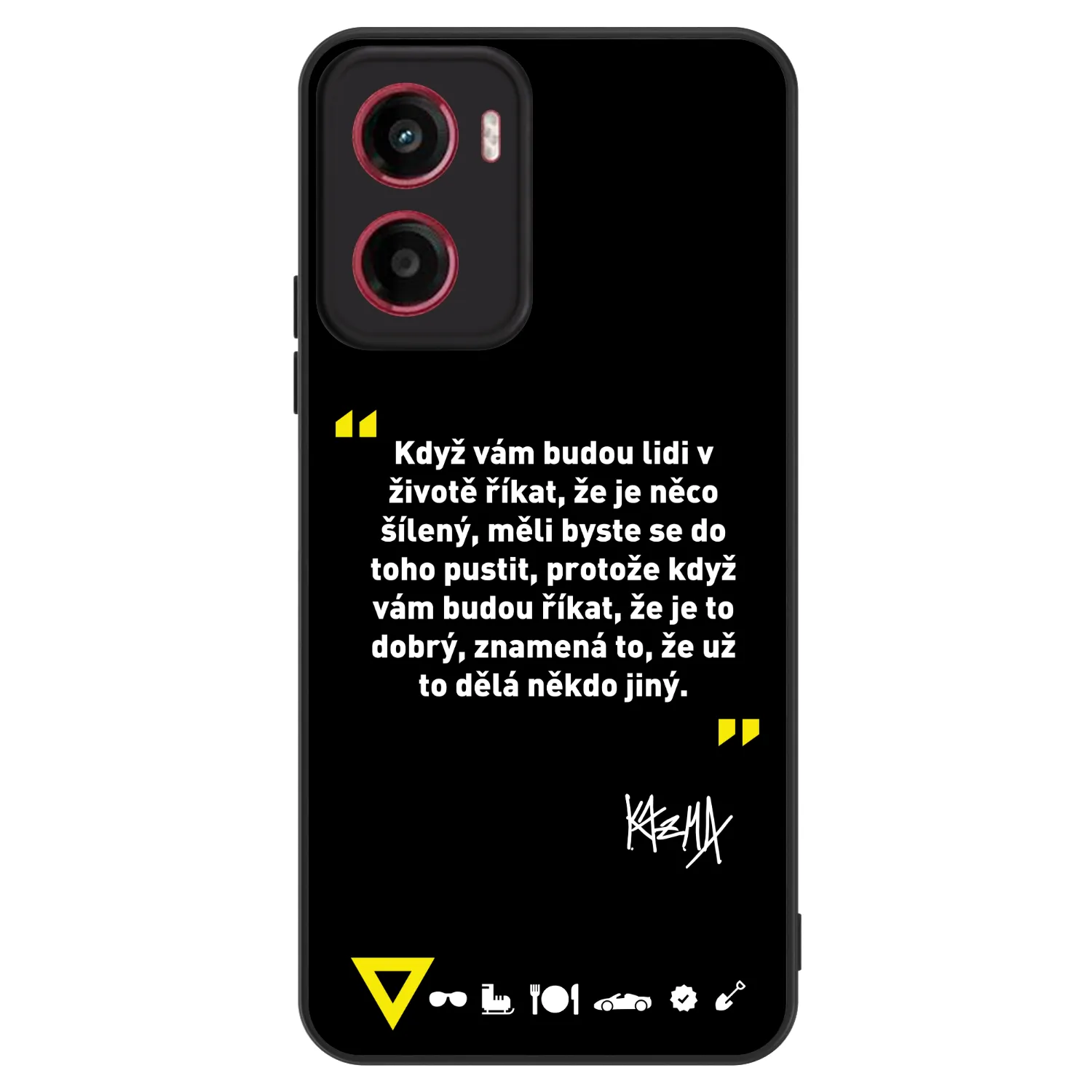 Picasee ULTIMATE CASE pro Motorola Moto G05 - Kazma - MĚLI BYSTE SE DO TOHO PUSTIT