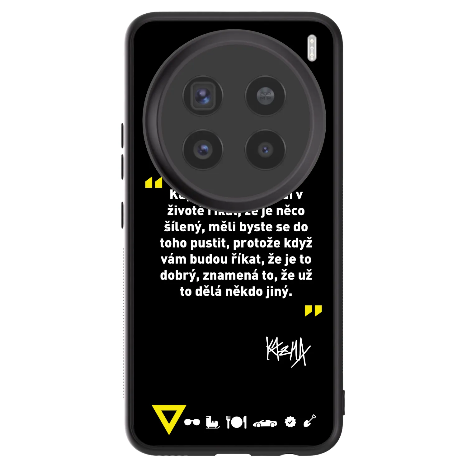Picasee ULTIMATE CASE pro Vivo X200 Pro - Kazma - MĚLI BYSTE SE DO TOHO PUSTIT