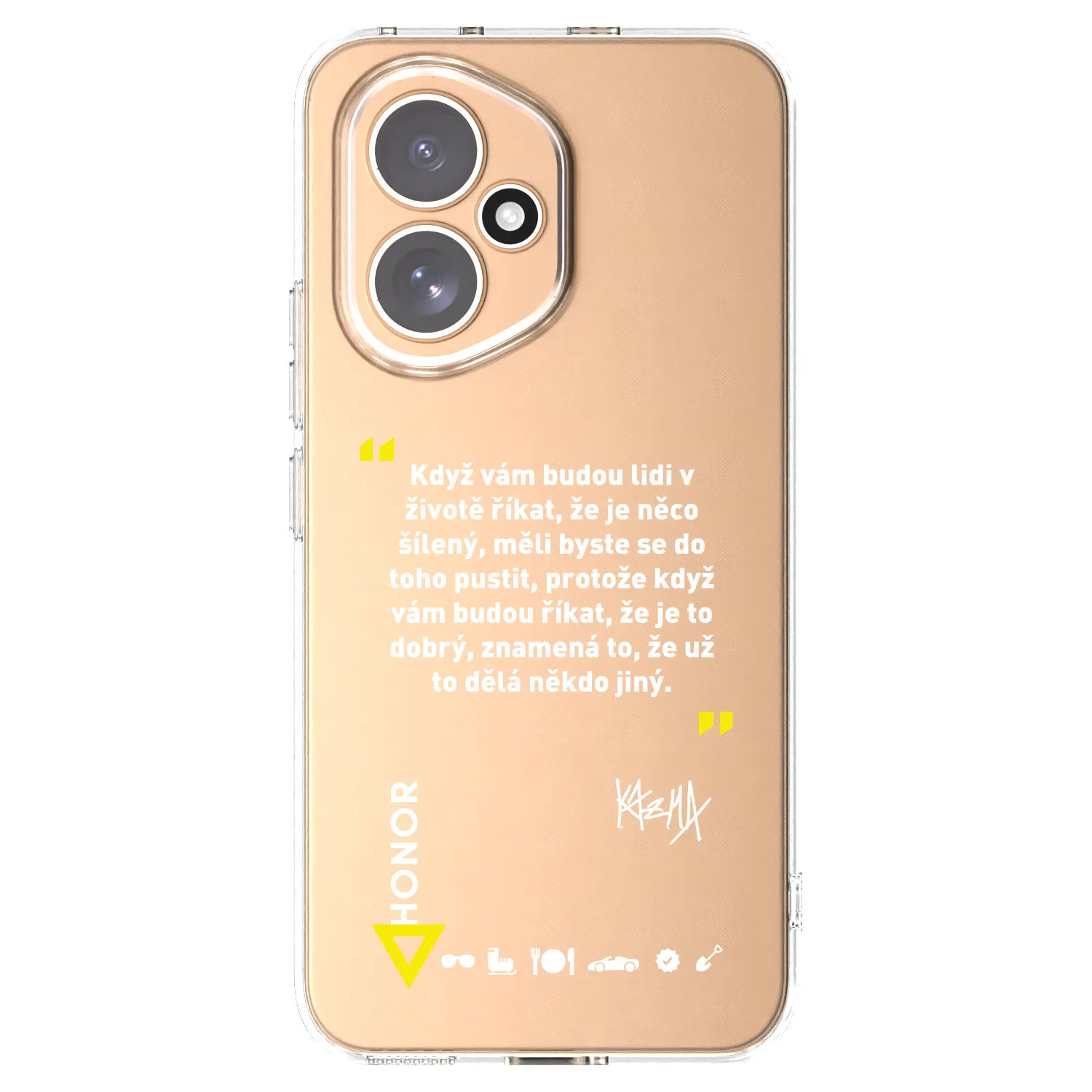 Picasee silikónový prehľadný obal pre Honor 400 5G - Kazma - MĚLI BYSTE SE DO TOHO PUSTIT