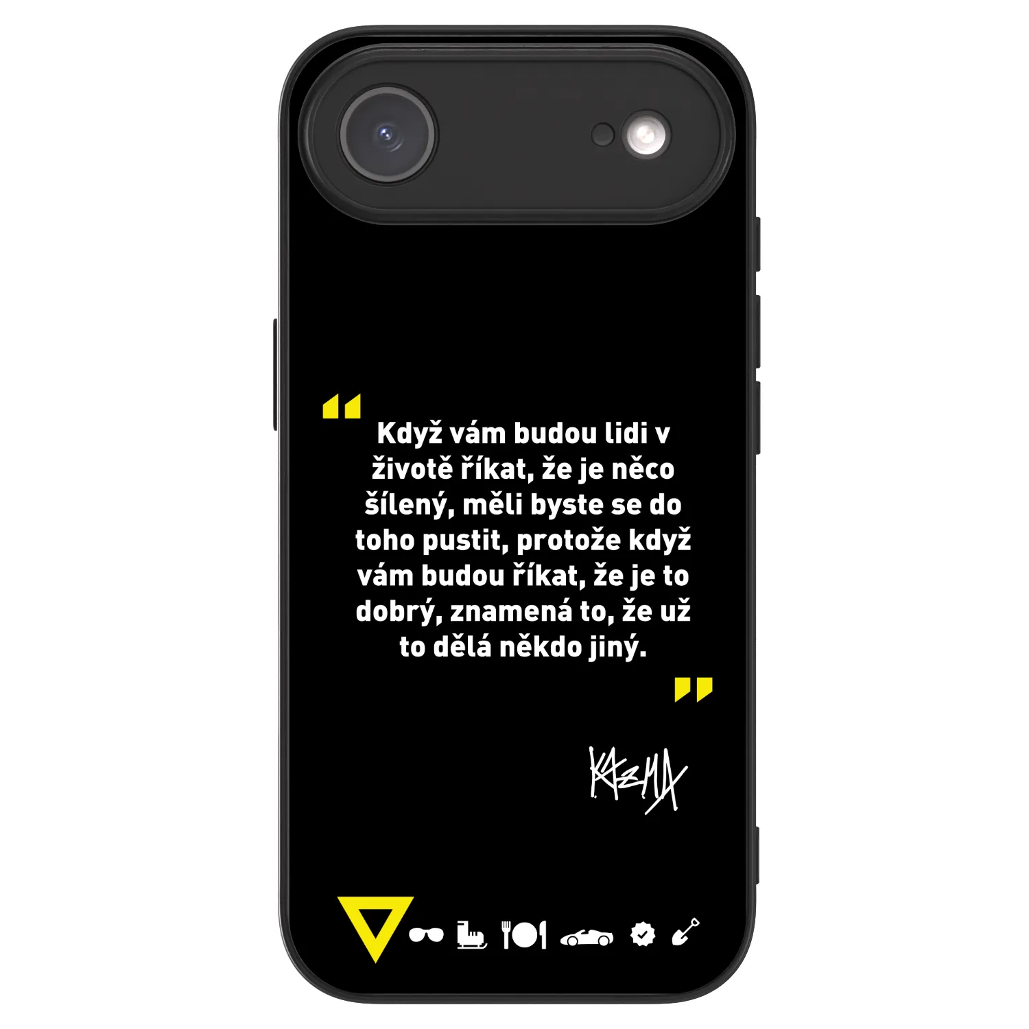 Picasee ULTIMATE CASE pro Apple iPhone Air - Kazma - MĚLI BYSTE SE DO TOHO PUSTIT