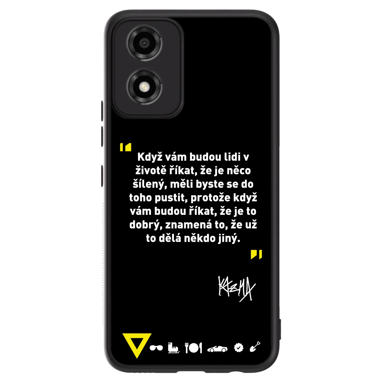 Picasee ULTIMATE CASE pro Motorola Moto E14 - Kazma - MĚLI BYSTE SE DO TOHO PUSTIT