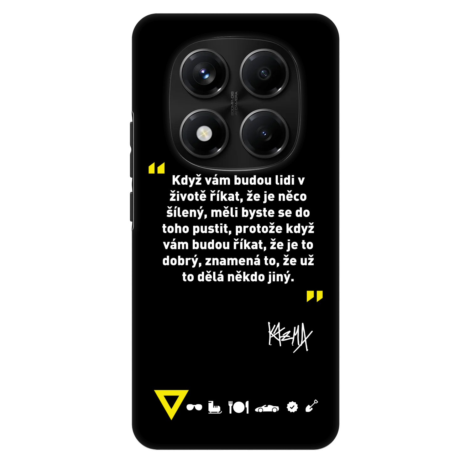 Picasee Fashion Case pre Xiaomi Redmi Note 14 Pro+ 5G - Kazma - MĚLI BYSTE SE DO TOHO PUSTIT
