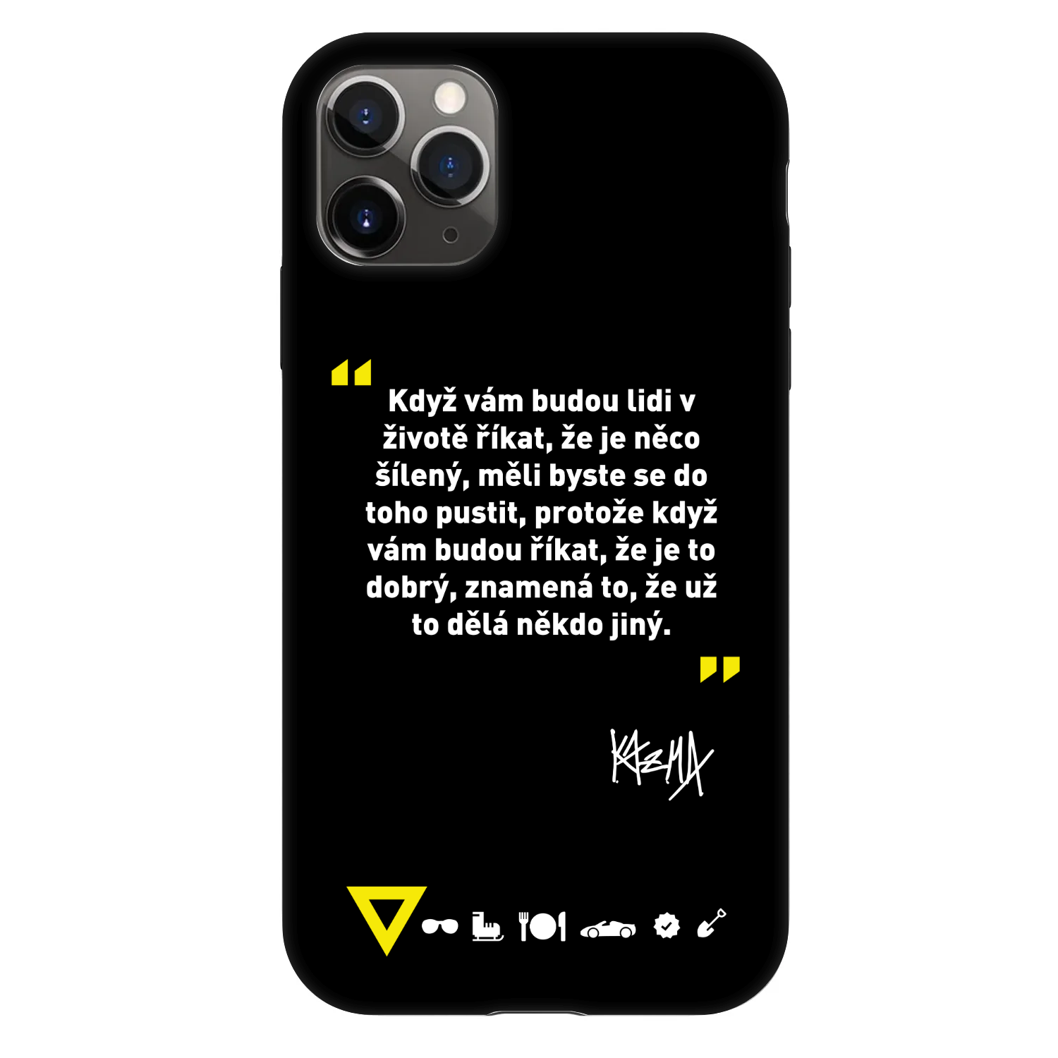 Picasee Fashion Case pre Apple iPhone 11 Pro - Kazma - MĚLI BYSTE SE DO TOHO PUSTIT