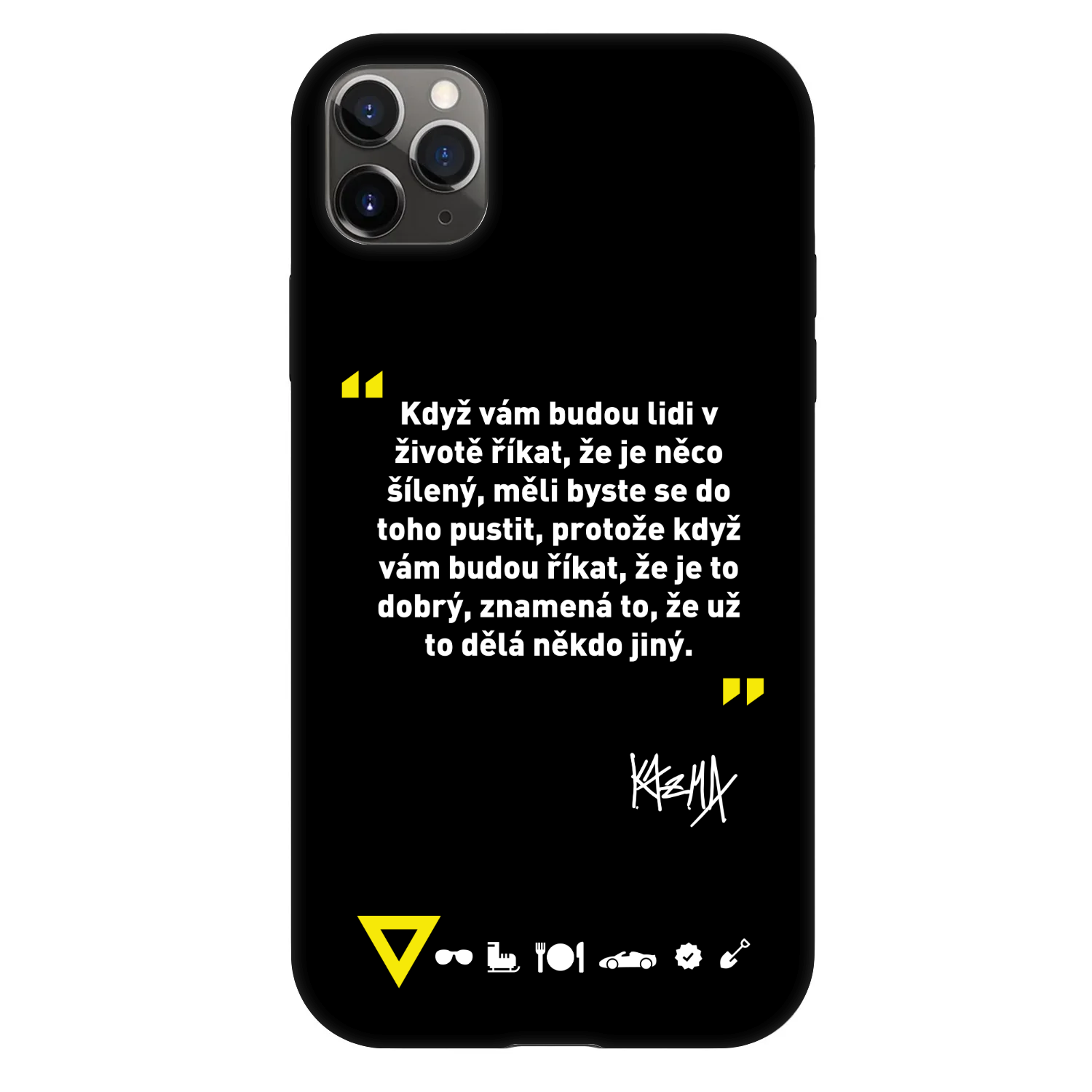 Picasee Fashion Case pre Apple iPhone 11 Pro Max - Kazma - MĚLI BYSTE SE DO TOHO PUSTIT