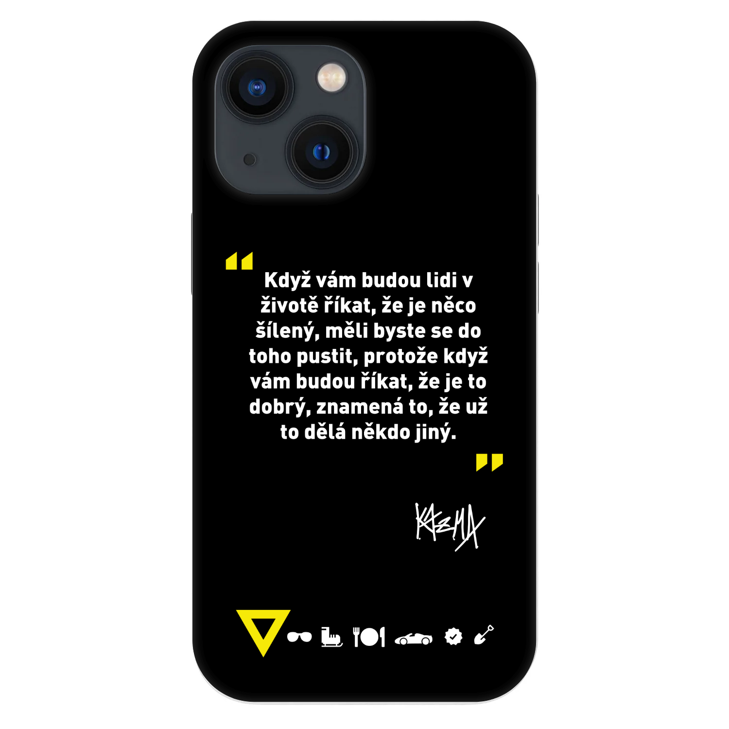 Picasee Fashion Case pre Apple iPhone 13 mini - Kazma - MĚLI BYSTE SE DO TOHO PUSTIT
