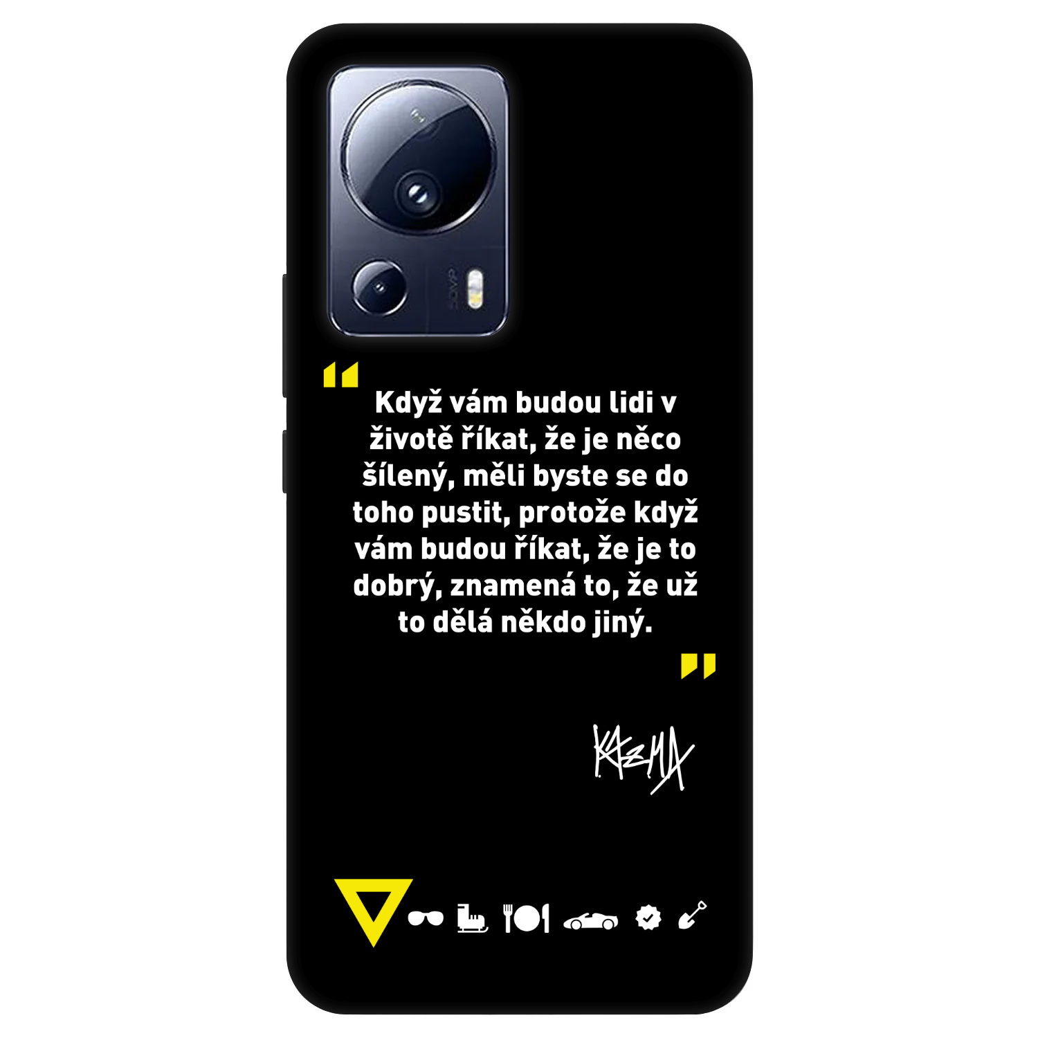 Picasee Fashion Case pre Xiaomi 13 Lite - Kazma - MĚLI BYSTE SE DO TOHO PUSTIT