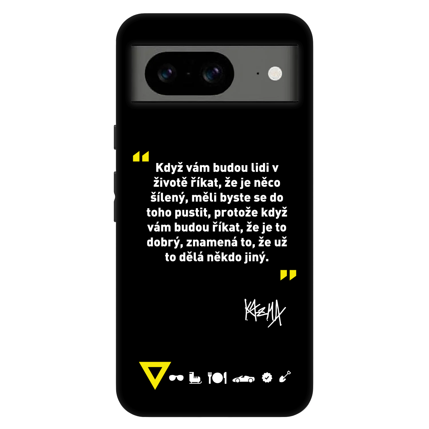 Picasee Fashion Case pre Google Pixel 8 Pro - Kazma - MĚLI BYSTE SE DO TOHO PUSTIT